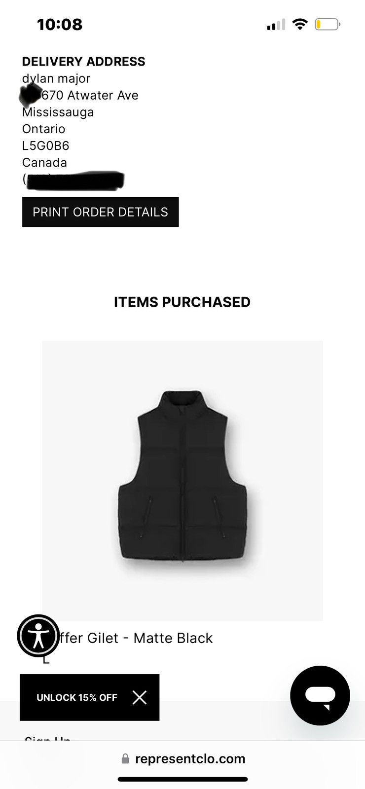 Represent Clo. New REPRESENT CLO Down Puffer Vest in Concrete(Large) Size US L / EU 52-54 / 3 - 8 Thumbnail