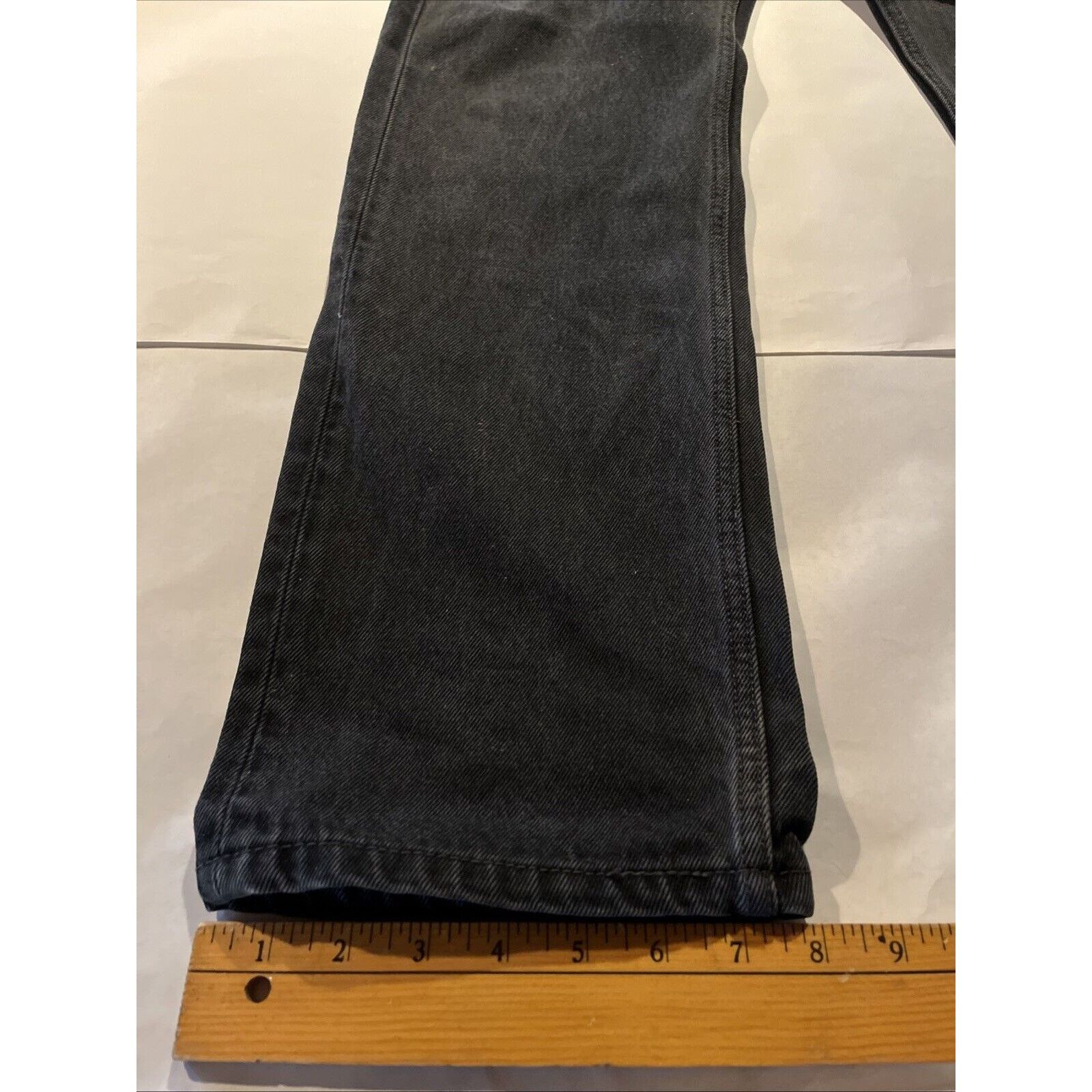 Levi's Levi’s 505 Jeans Men’s 34x32 Regular Straight Denim Black Size US 34 / EU 50 - 6 Thumbnail
