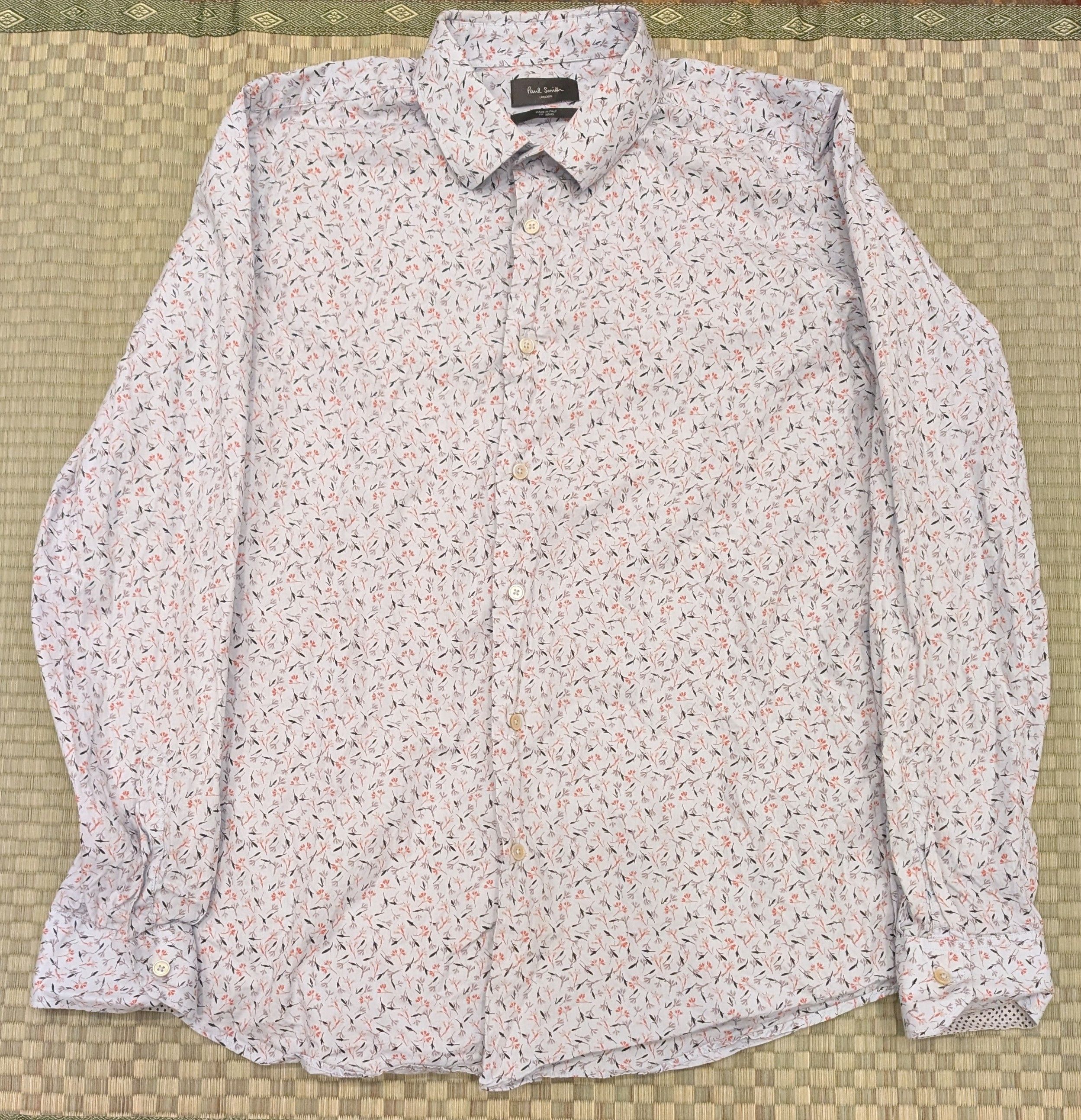 Paul Smith Paul Smith Floral Button Up Shirt Soho Made in Italy Size US L / EU 52-54 / 3 - 1 Thumbnail
