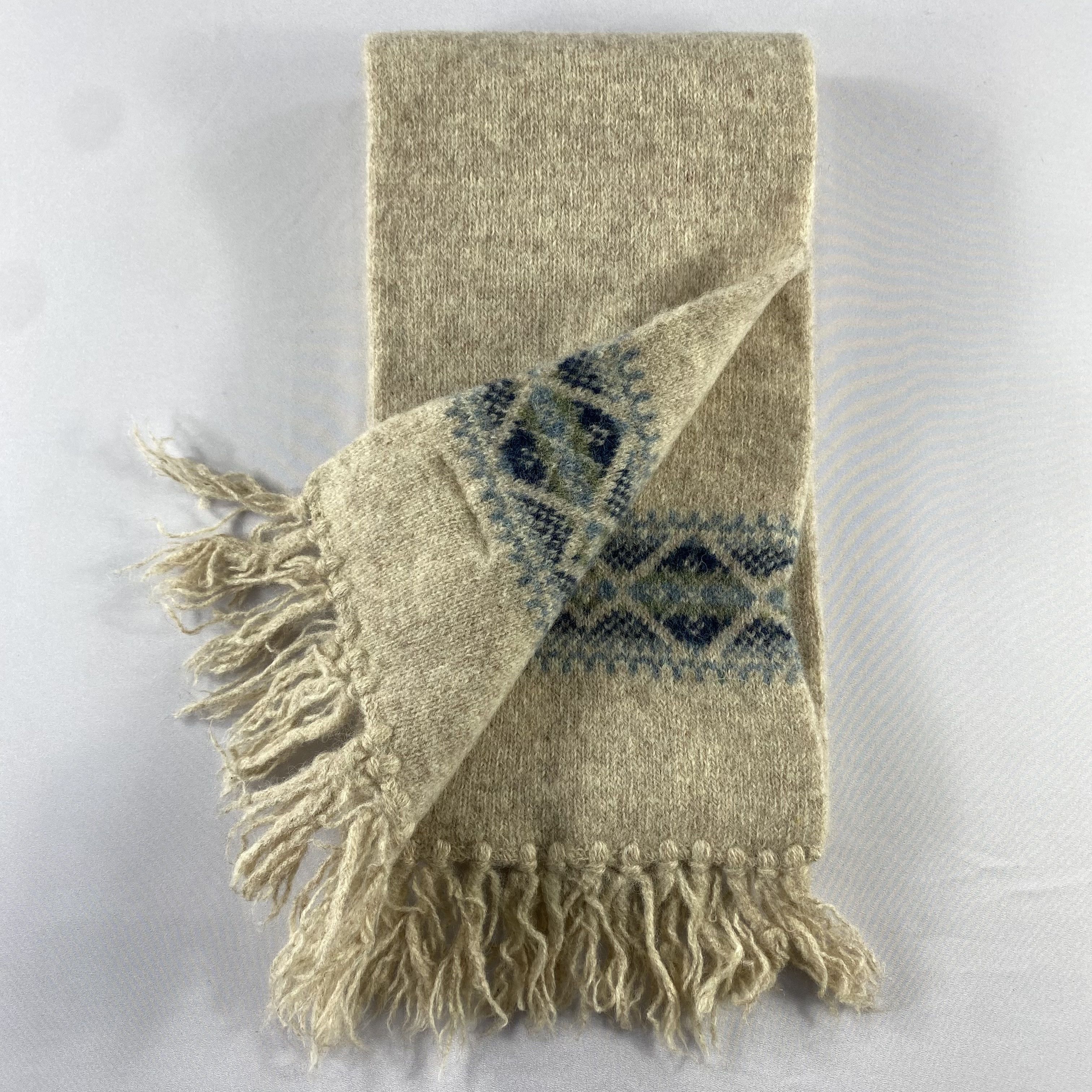 Vintage Vintage Shetland Scarf Neck Wrap Wool Muffler Size ONE SIZE - 4 Thumbnail