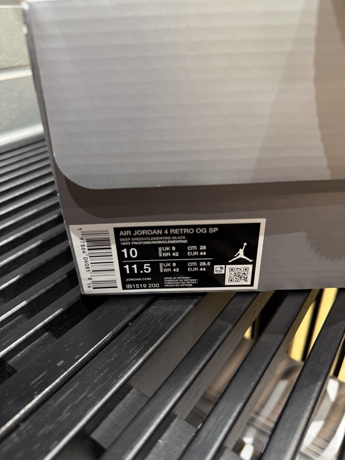 Jordan Brand Air Jordan 4 Undefeated 2025 Size 10 Men’s (IB1519 200) Size US 10 / EU 43 - 14 Thumbnail