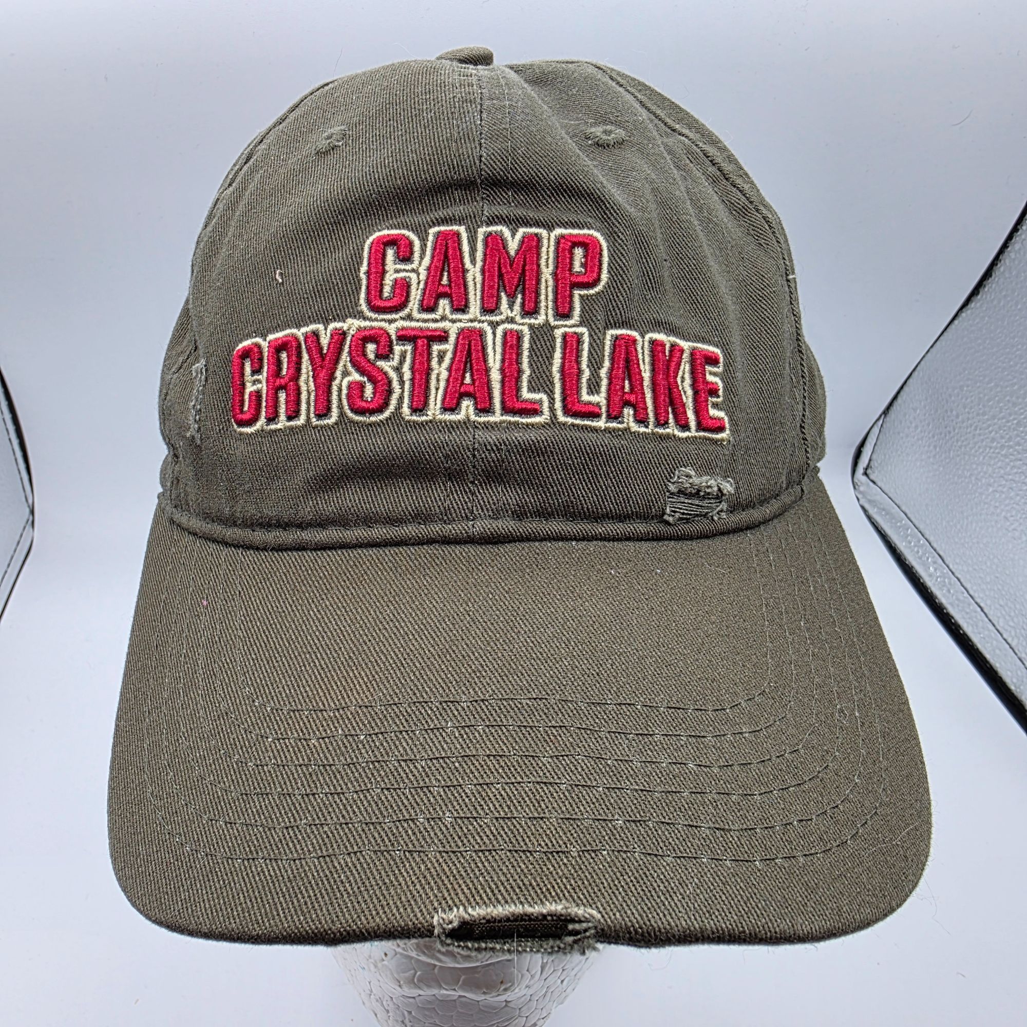 Other Friday the 13th Camp Crystal Lake Hat Cap Frayed Halloween M Size ONE SIZE - 1 Thumbnail