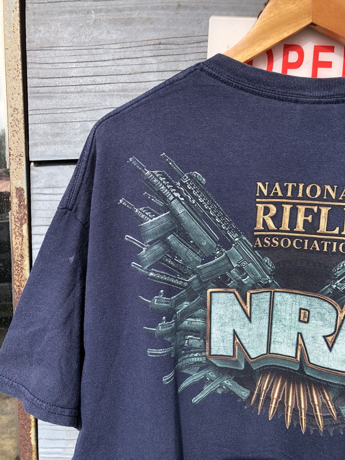 Japanese Brand × RIFLE × Vintage 🔥Vintage Y2K🔥National Rifle Association Backhit Tshirt Size US XL / EU 56 / 4 - 5 Thumbnail