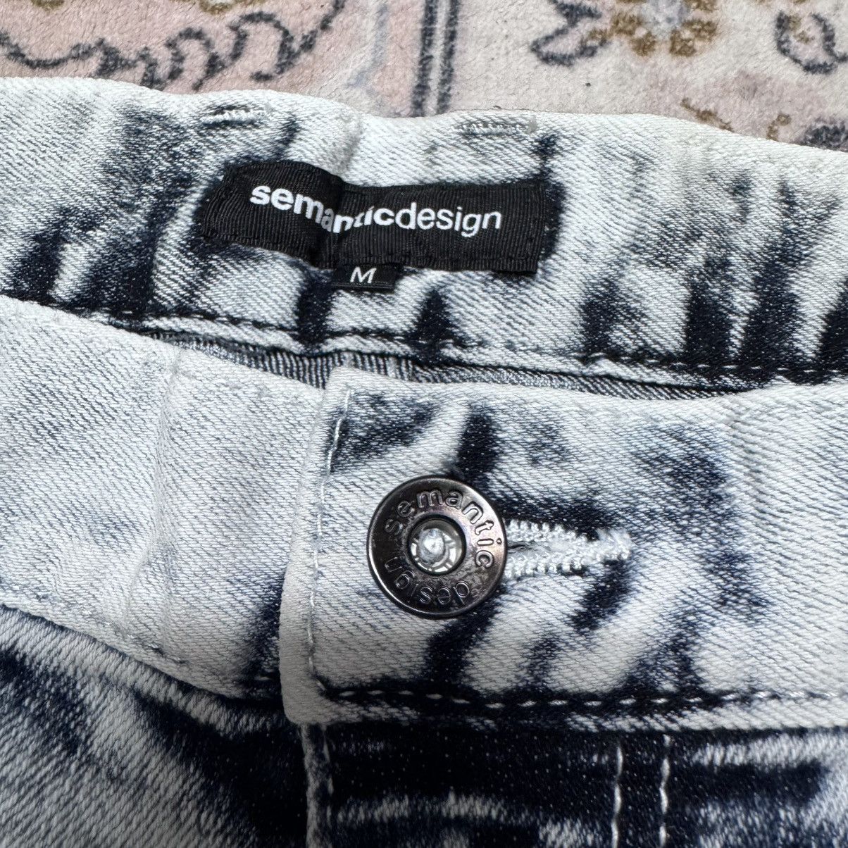 semanticdesign Semantic Design Acid Wash Denim Skinny Jeans Size US 30 / EU 46 - 16 Thumbnail