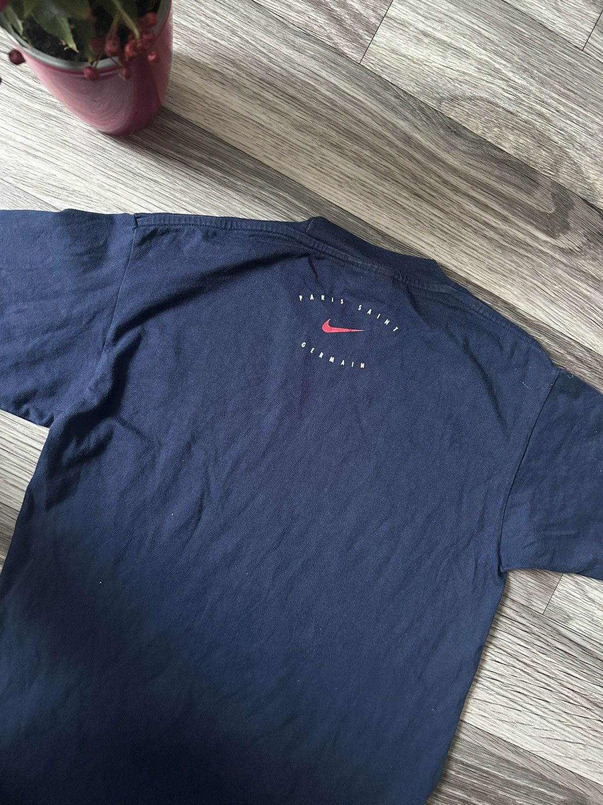 Nike Nike Paris Saint Germain 1999-2000 Big Logo Blue T shirt y2k Size US S / EU 44-46 / 1 - 4 Thumbnail