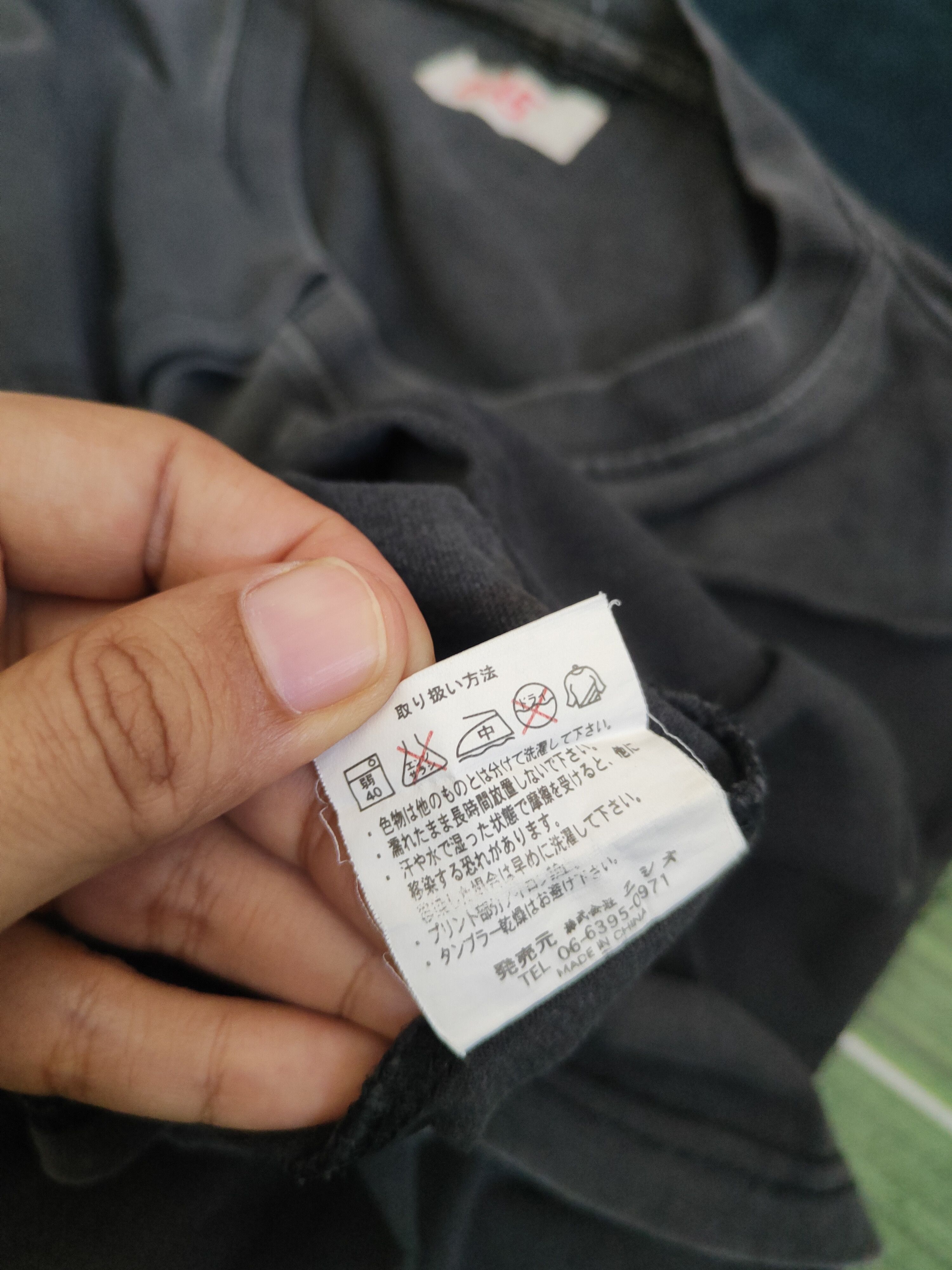 Japanese Brand DL columbus Black Faded Short Sleeve T-shirt #635 Size US M / EU 48-50 / 2 - 11 Thumbnail