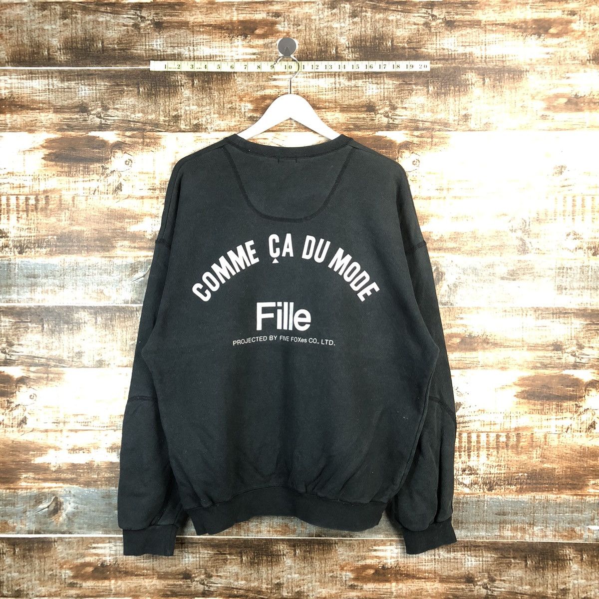 Comme Ca Ism Comme Ca Ism Black Sweatshirt #A2368 Size US L / EU 52-54 / 3 - 1 Thumbnail