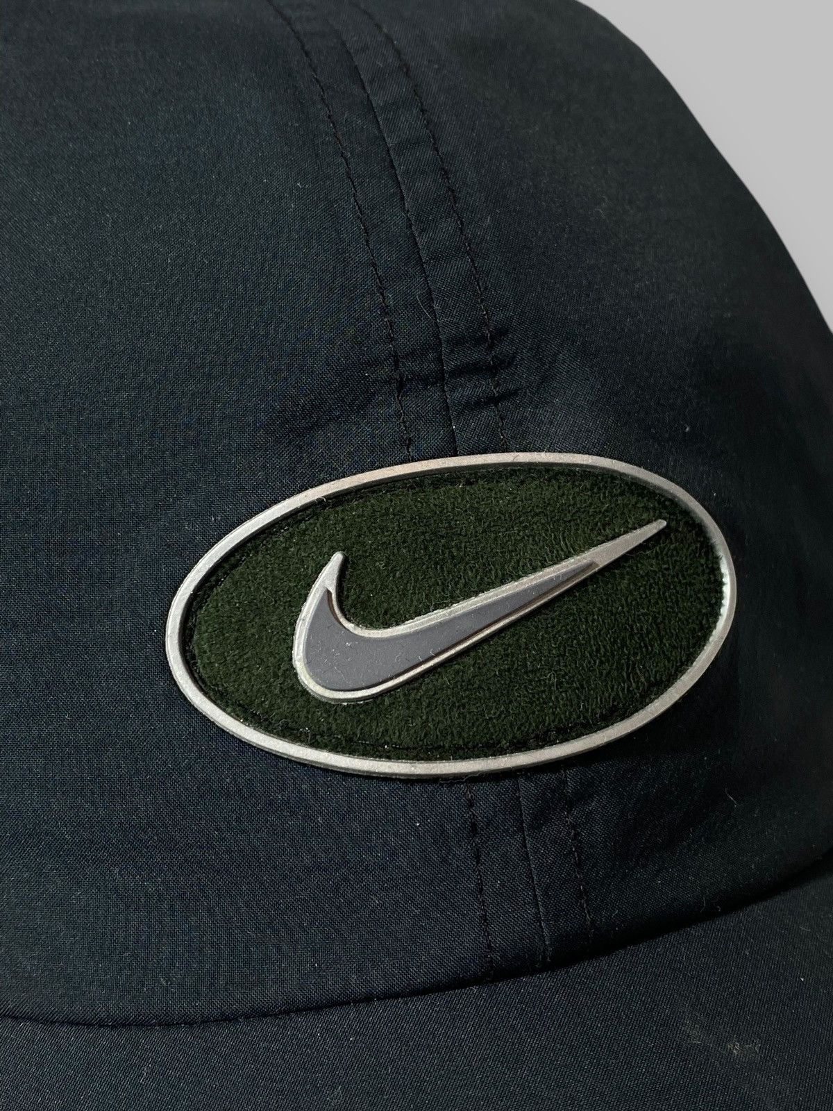 Nike Vintage Nike Swoosh Logo Y2k Hype Streetwear CAp Size ONE SIZE - 6 Thumbnail