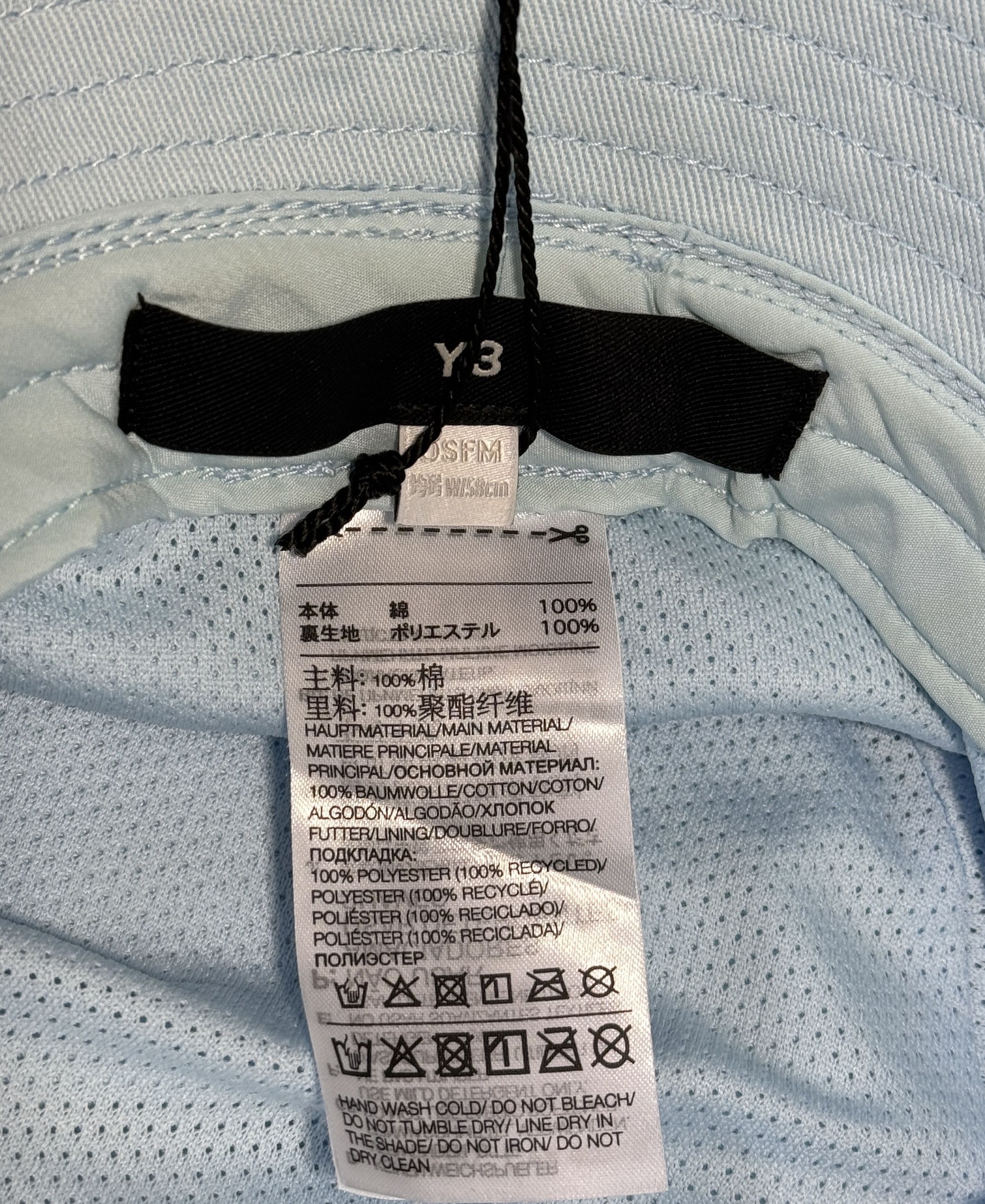 Adidas Adidas X Y-3 Bucket Hat Yohji Yamamoto OSFM IX6999 Size ONE SIZE - 6 Thumbnail