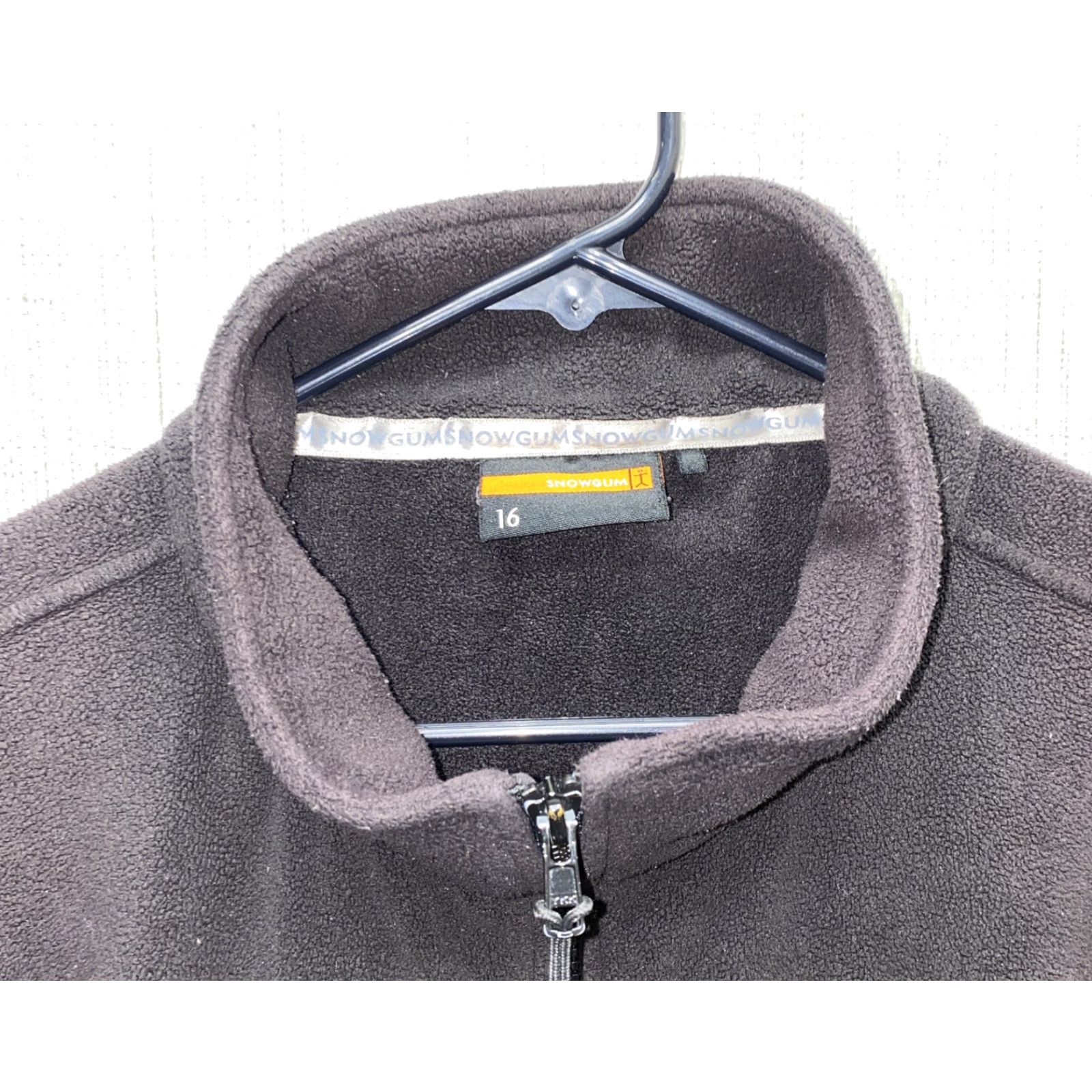 Vintage Snowgum Womens Black Fleece Full Zip Warm Jacket Regular XL Size 16/XL Women Jacket Basic Zip Casual Size XL / US 12-14 / IT 48-50 - 3 Thumbnail