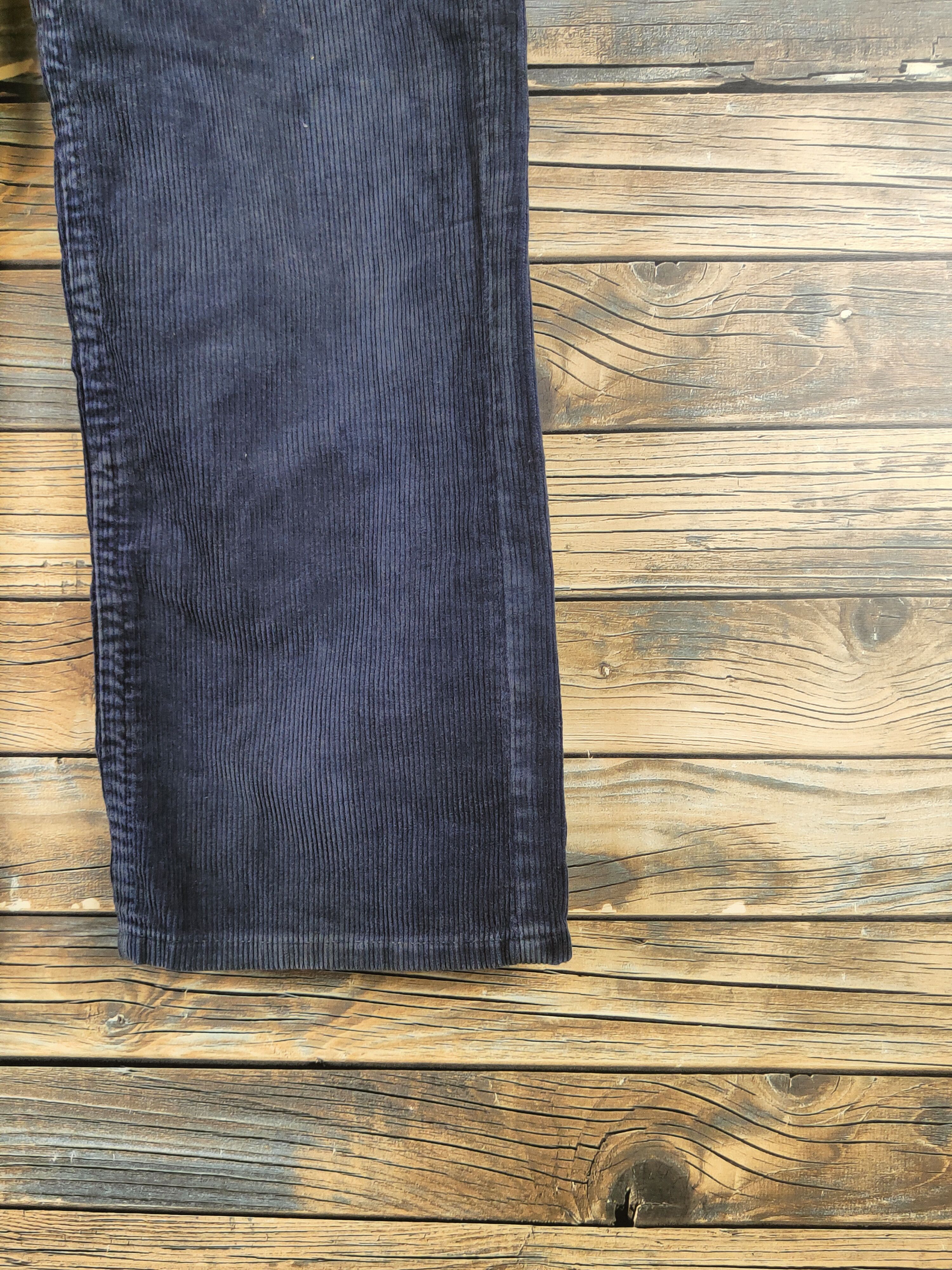 Lee DL Lee Navy Vintage Corduroy cargo Pants #46-342 Size US 28 / EU 44 - 6 Thumbnail
