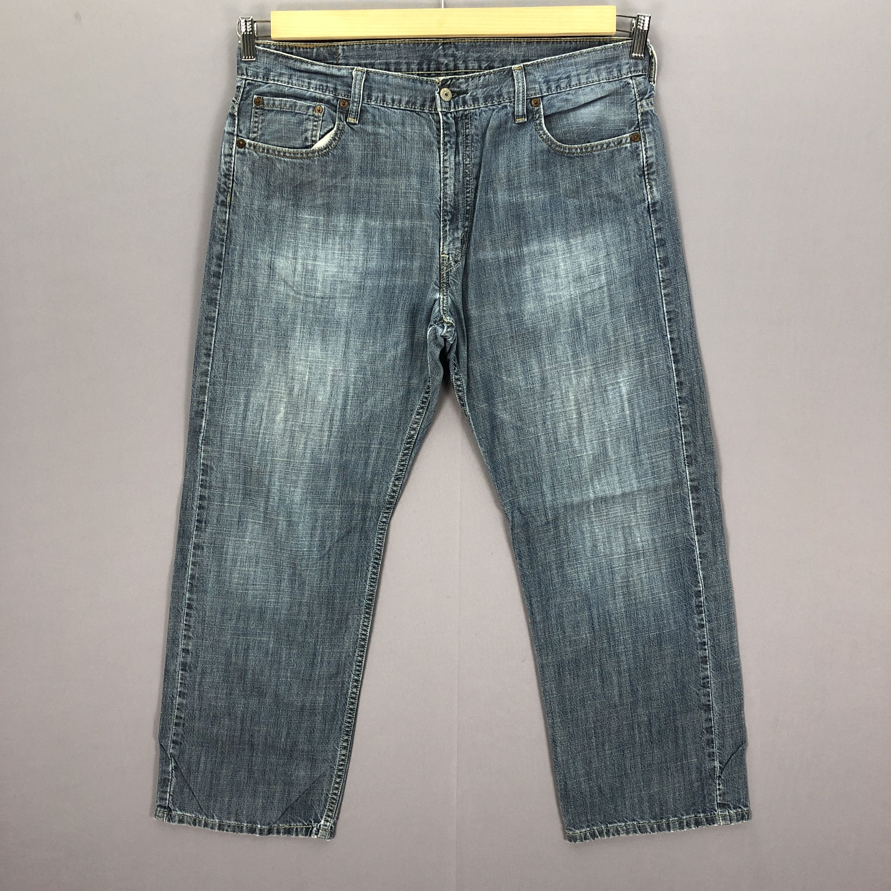 Levi's Vintage Y2K Baggy Levis 569 Jeans Faded Light Wash Denim Size US 36 / EU 52 - 1 Thumbnail