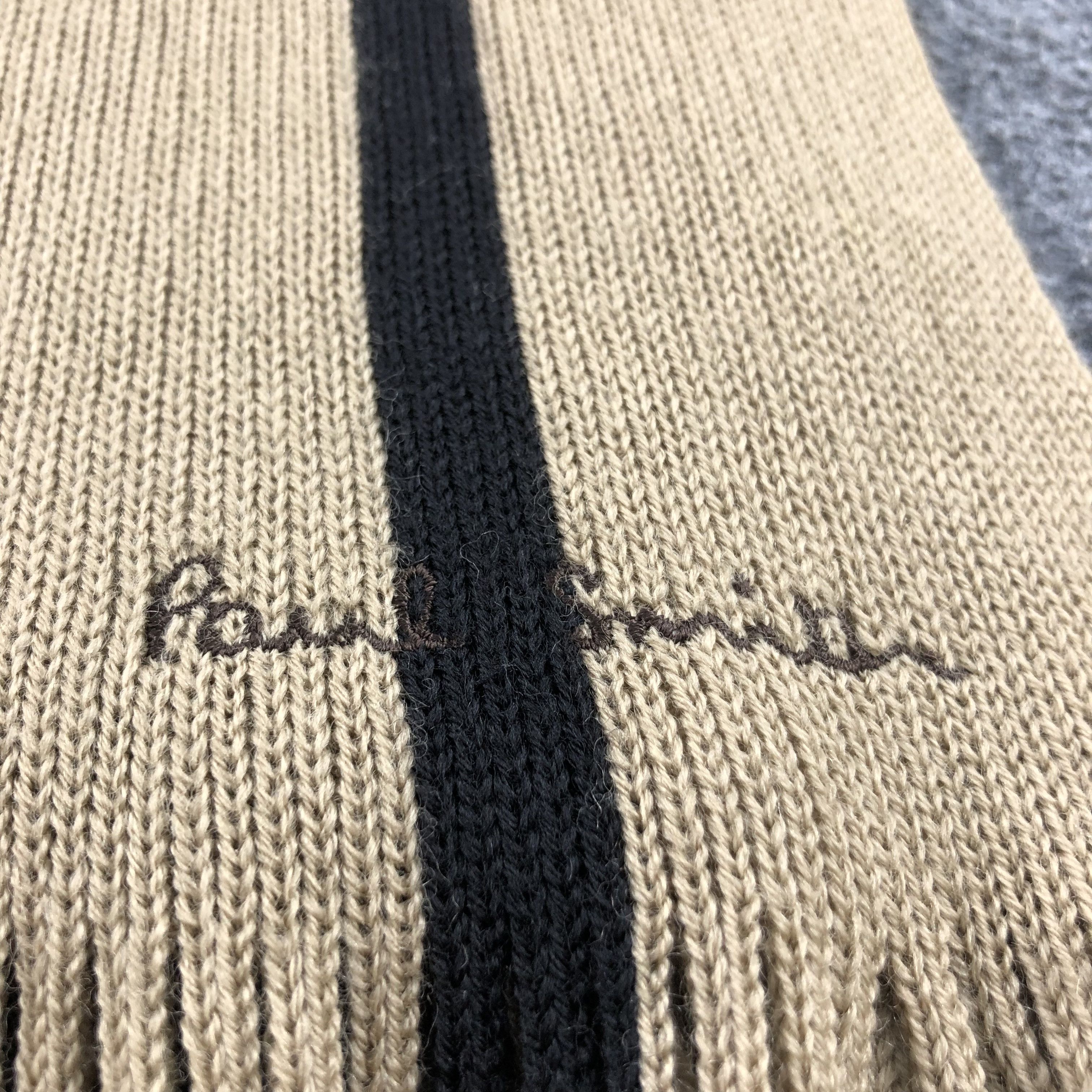 Paul Smith Paul Smith Striped Knit Wool Scarf Muffler V670 Size ONE SIZE - 4 Thumbnail