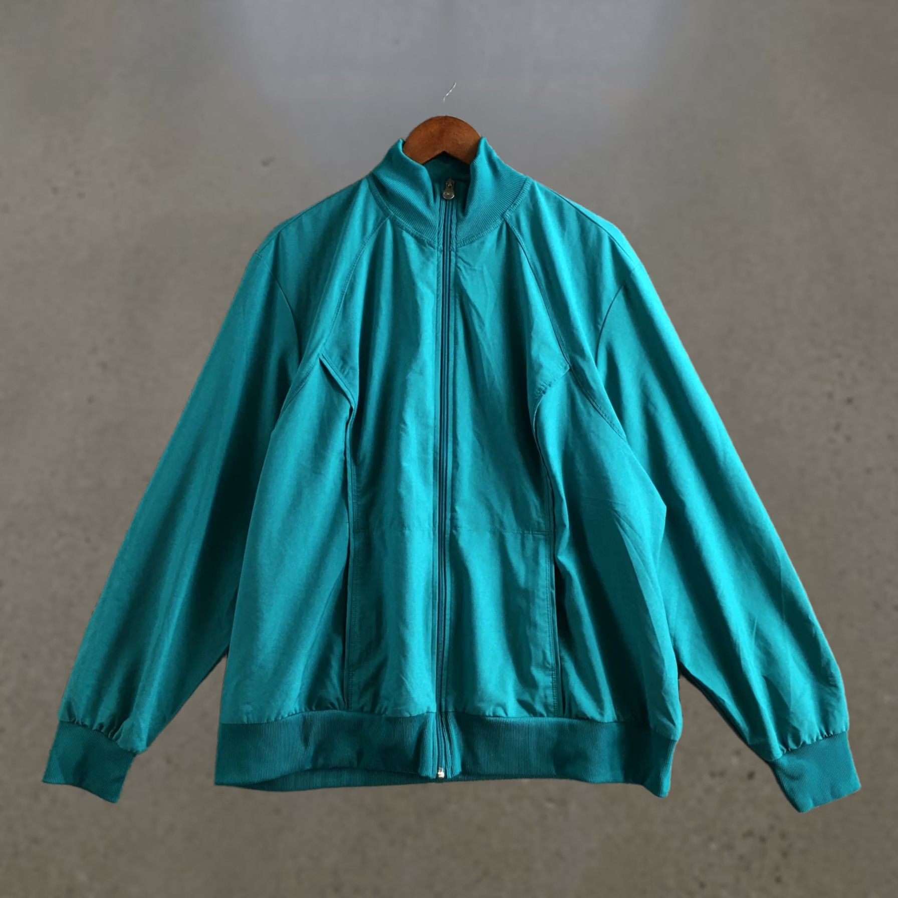 Cherokee Cherokee Track Jacket Womens 3XL Teal Long Sleeve Mock Neck Full Zip Jacket Size XXL / US 16-18 / IT 52-54 - 1 Thumbnail