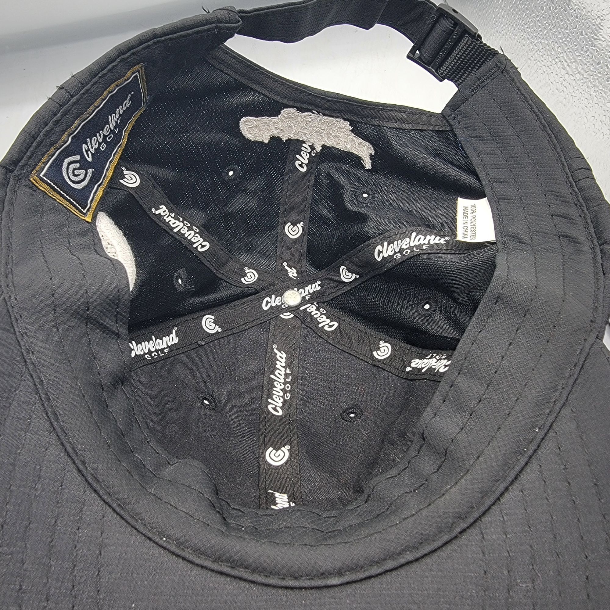 Other Cleveland Golf Black Adjustable Baseball Hat Cap Outdoors Li Size ONE SIZE - 7 Thumbnail