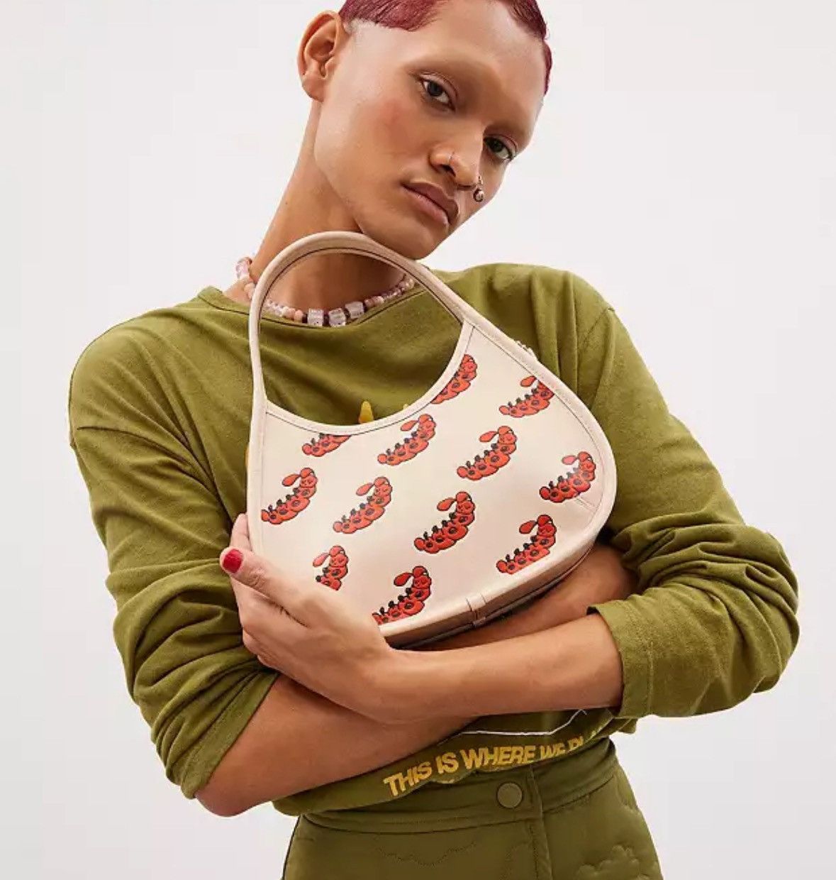Coach Coach Ergo Bag In Coachtopia With Sleepy Caterpillar Print Size ONE SIZE - 10 Thumbnail