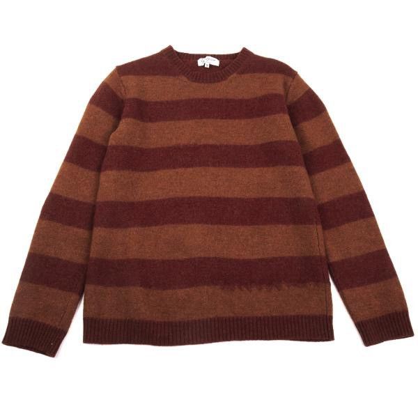 Yohji Yamamoto Yohji Yamamoto pour homme Wool Striped Knit Size US L / EU 52-54 / 3 - 1 Thumbnail