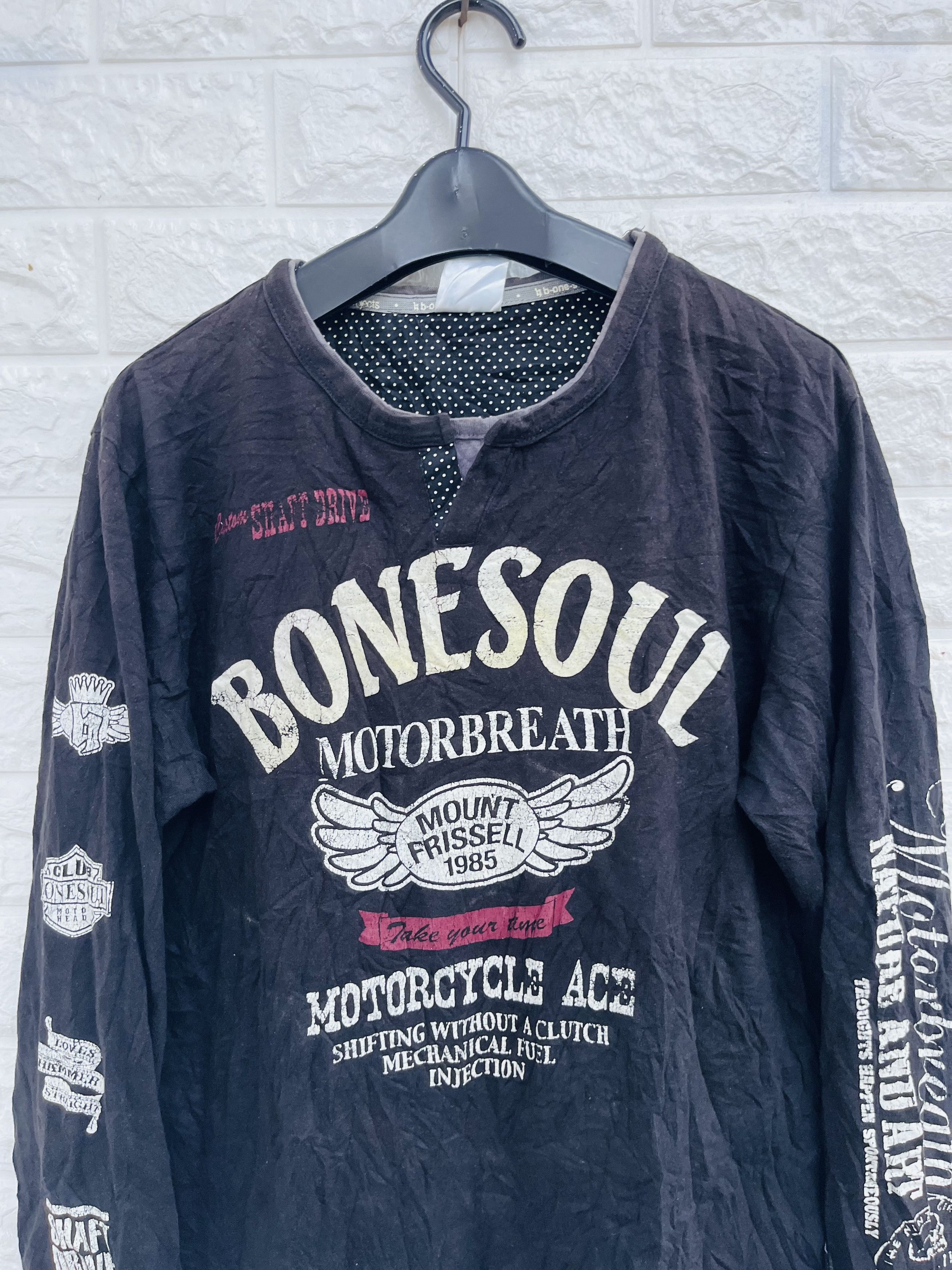 Japanese Brand × Vintage Vintage B One Soul Motorcycle Fashion Style Shirt Size US M / EU 48-50 / 2 - 3 Thumbnail