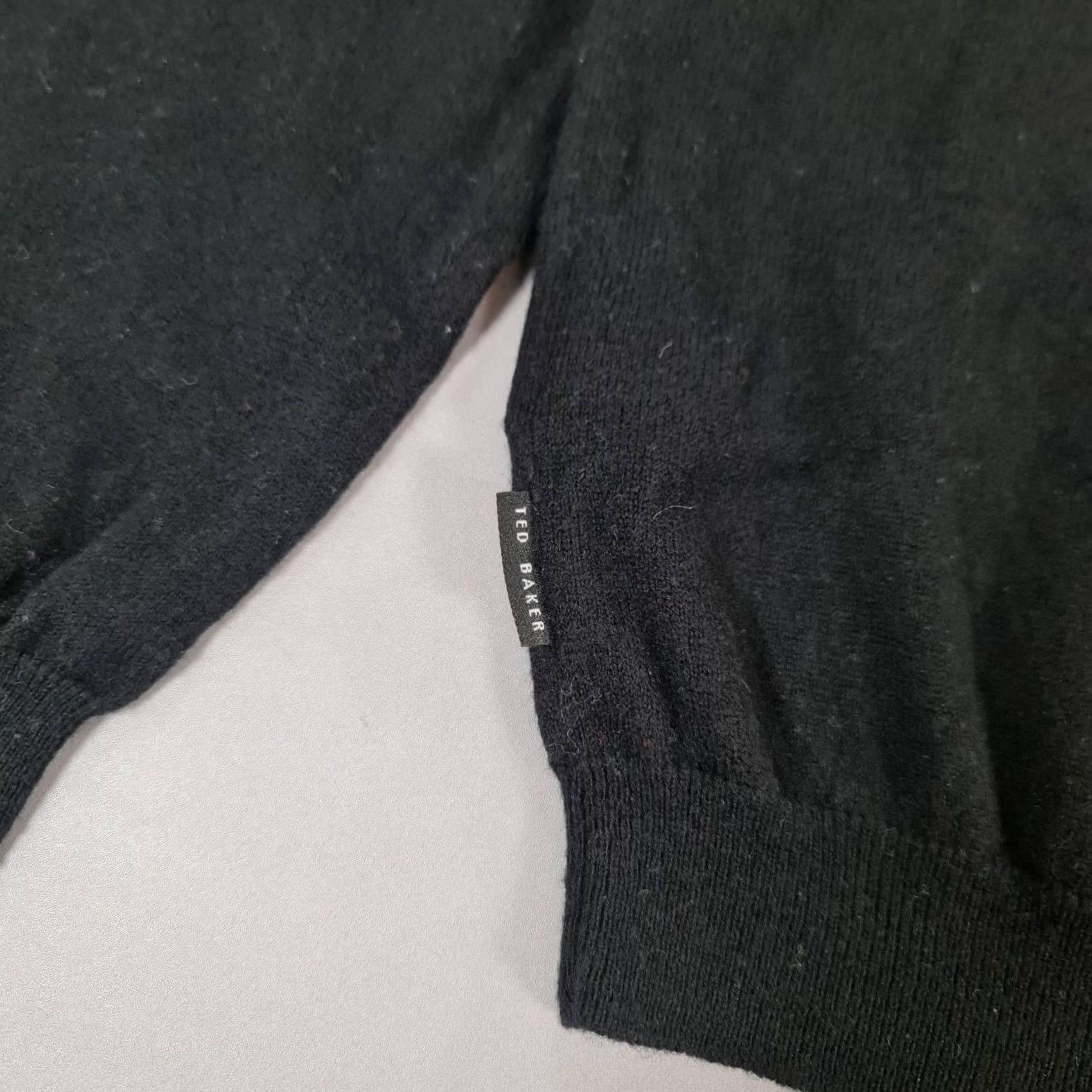 Ted Baker Ted Baker Mens Jumper Black XL Wool Cashmere Knit Pullover Size XL Men Knit Pullover Jumper Black Wool Cashmere Ted Baker Mens XL Pullover Size US XL / EU 56 / 4 - 7 Thumbnail