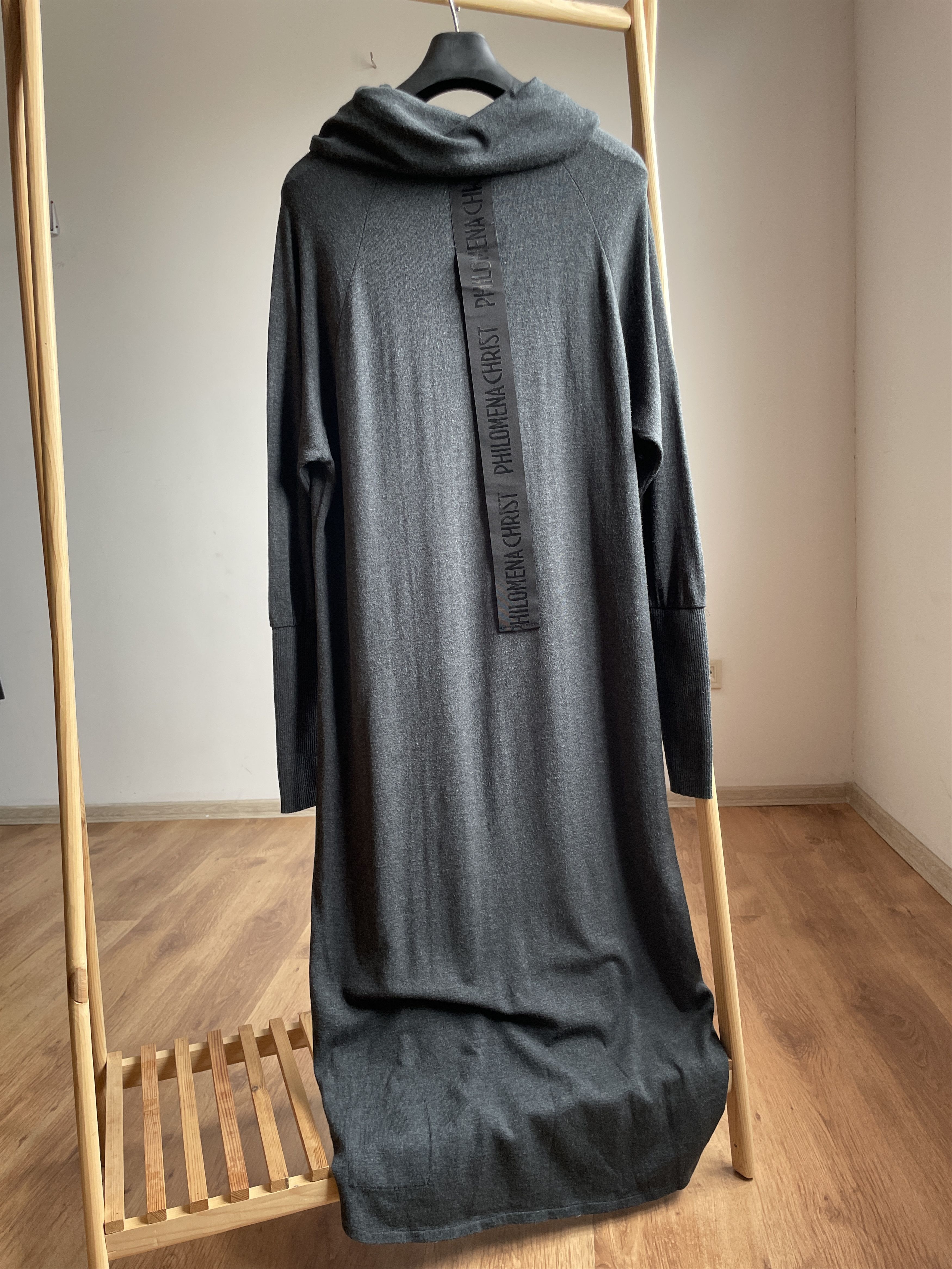 Other Philomena Christ Avant Garde Lagenlook Cowl Neck Maxi Dress Size S / US 4 / IT 40 - 3 Thumbnail