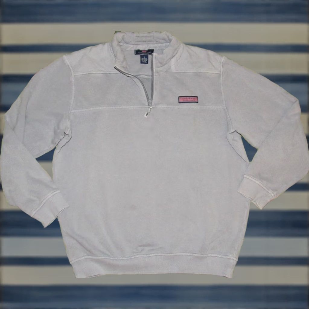 Vineyard Vines VINEYARD VINES Grey Cotton Shep Sweater Medium Size US M / EU 48-50 / 2 - 1 Thumbnail