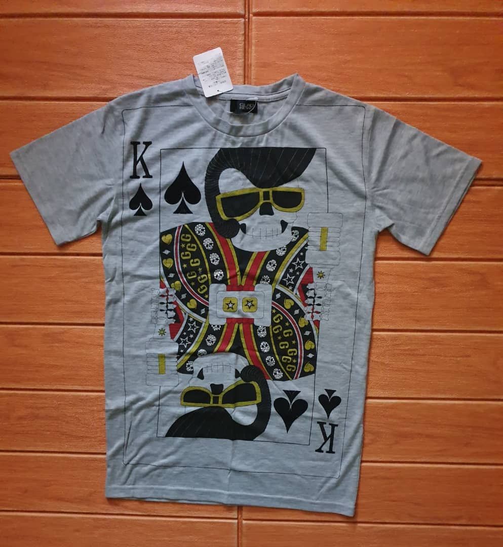 Japanese Brand Glad News skull grey colour shirt Size US S / EU 44-46 / 1 - 1 Thumbnail