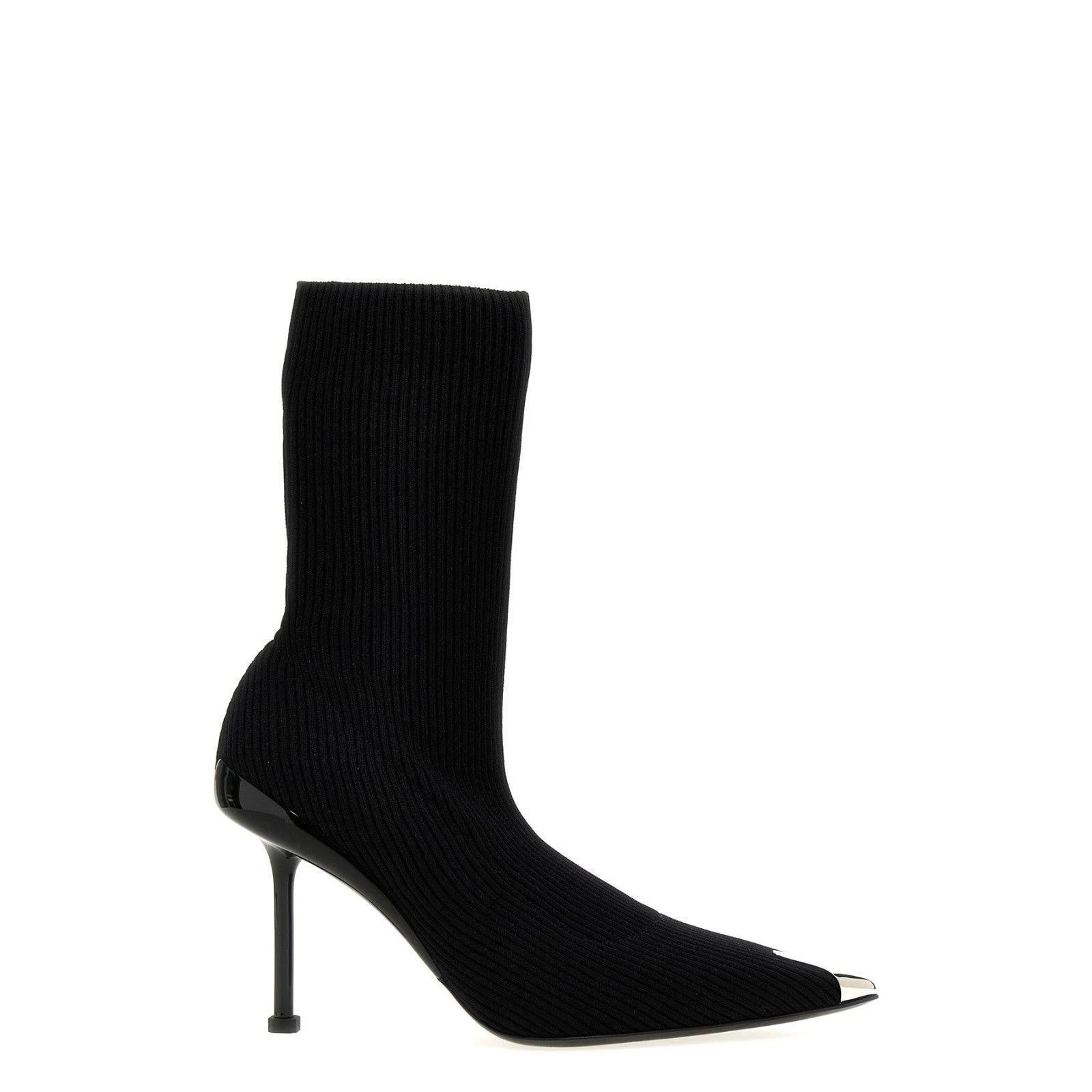 Alexander McQueen ALEXANDER MCQUEEN Slash Black Ankle Sock Boots New & Authent Size US 7.5 / IT 37.5 - 1 Thumbnail
