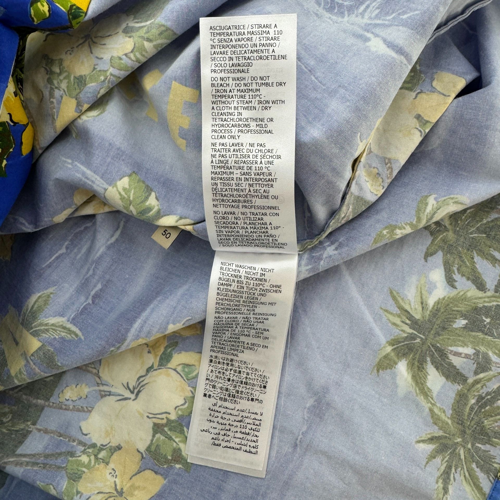 Gucci coconut flower vacation full print printed short-slee