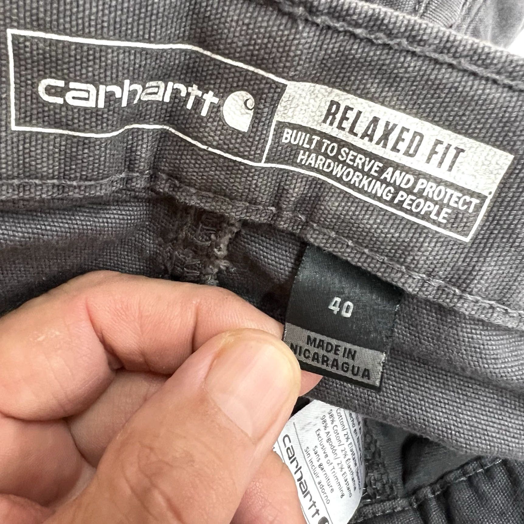 Carhartt Carhartt Rugged Flex Cargo Shorts Mens Size 40 Gray Distressed 10 In Inseam Size US 40 / EU 56 - 5 Thumbnail