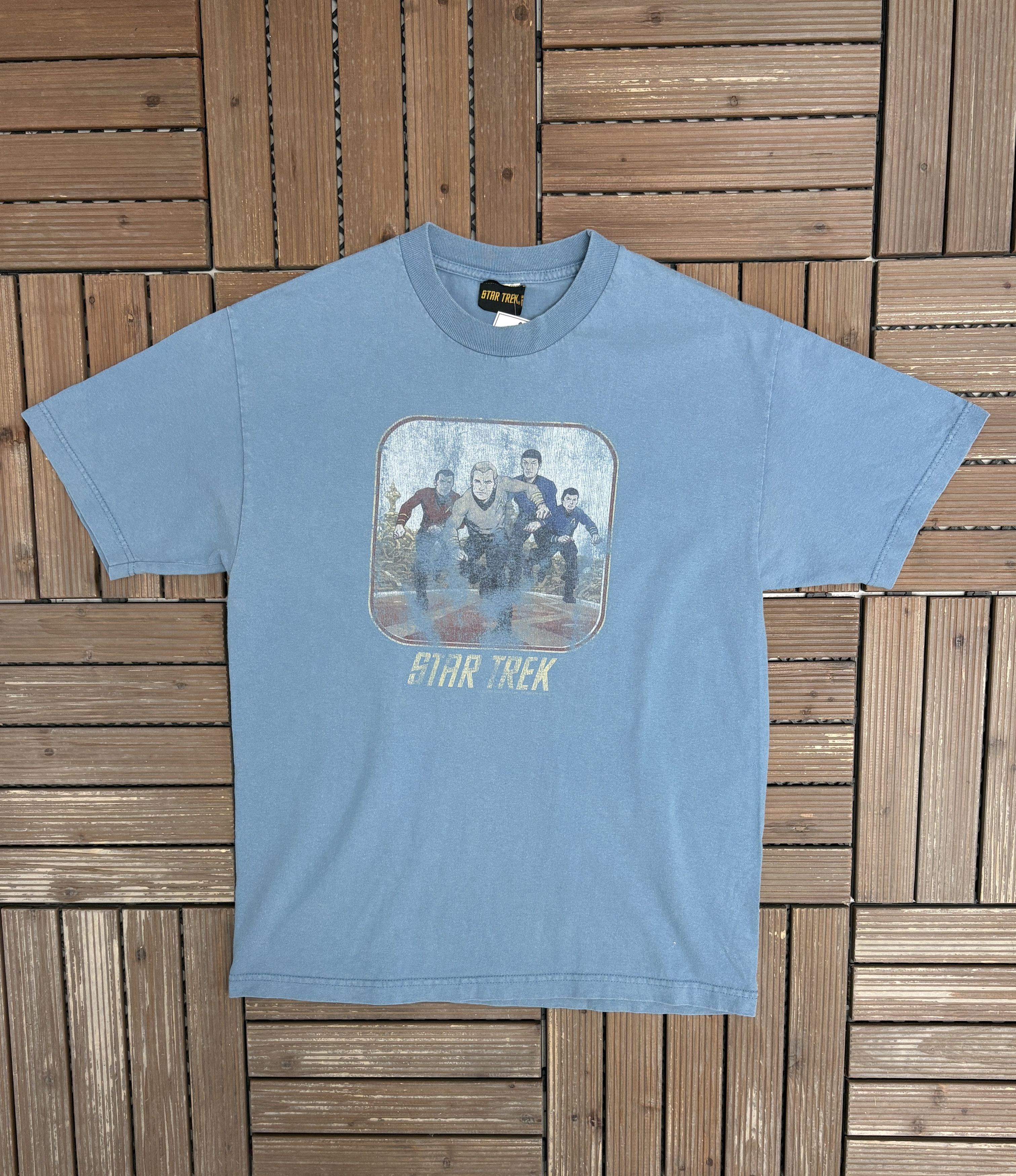 Vintage Star Trek Vintage Blue T-Shirt Tee Size US M / EU 48-50 / 2 - 1 Thumbnail