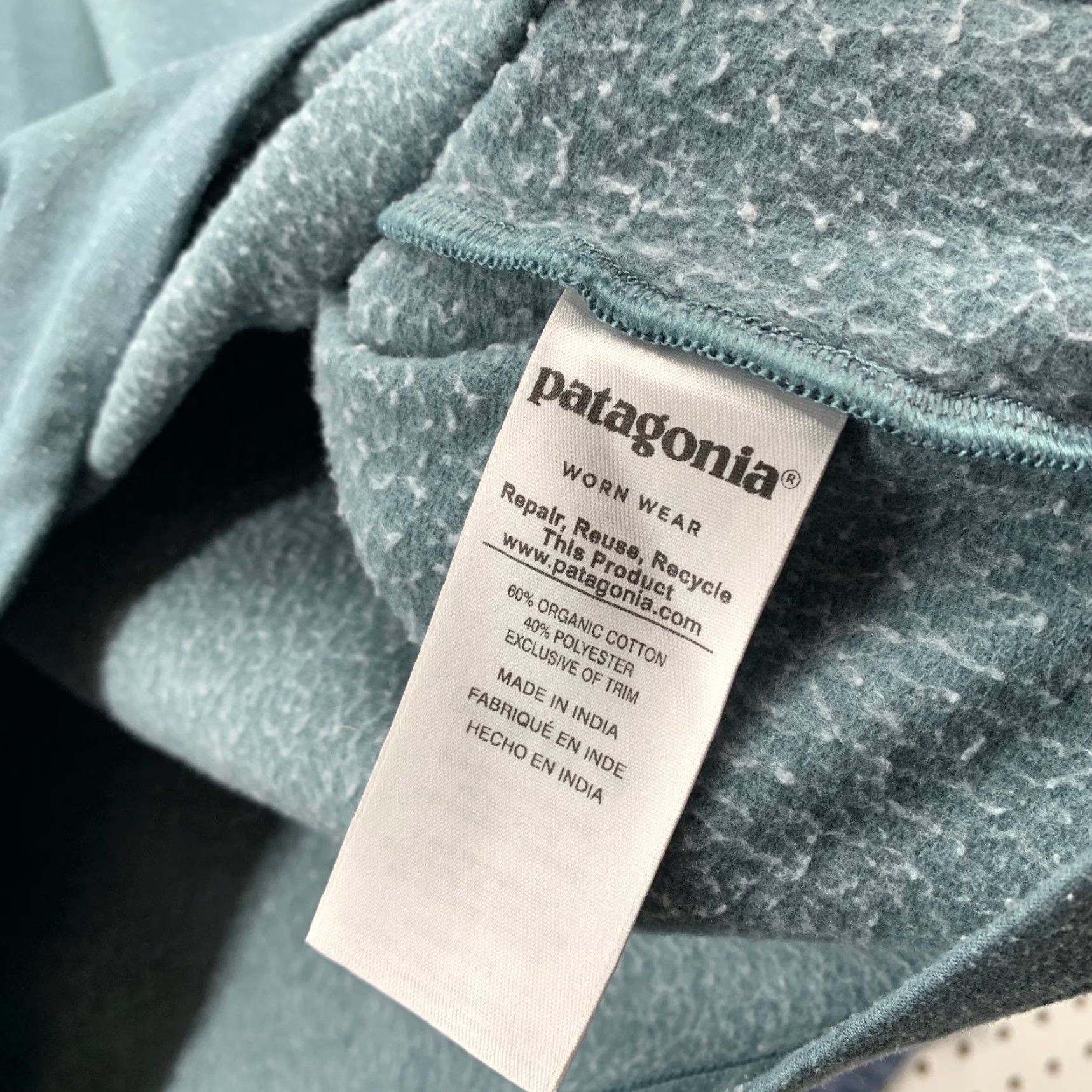 Patagonia Patagonia Sweatshirt Mens M Blue Organic Cotton Crewneck Lightweight Pullover Size US M / EU 48-50 / 2 - 5 Thumbnail