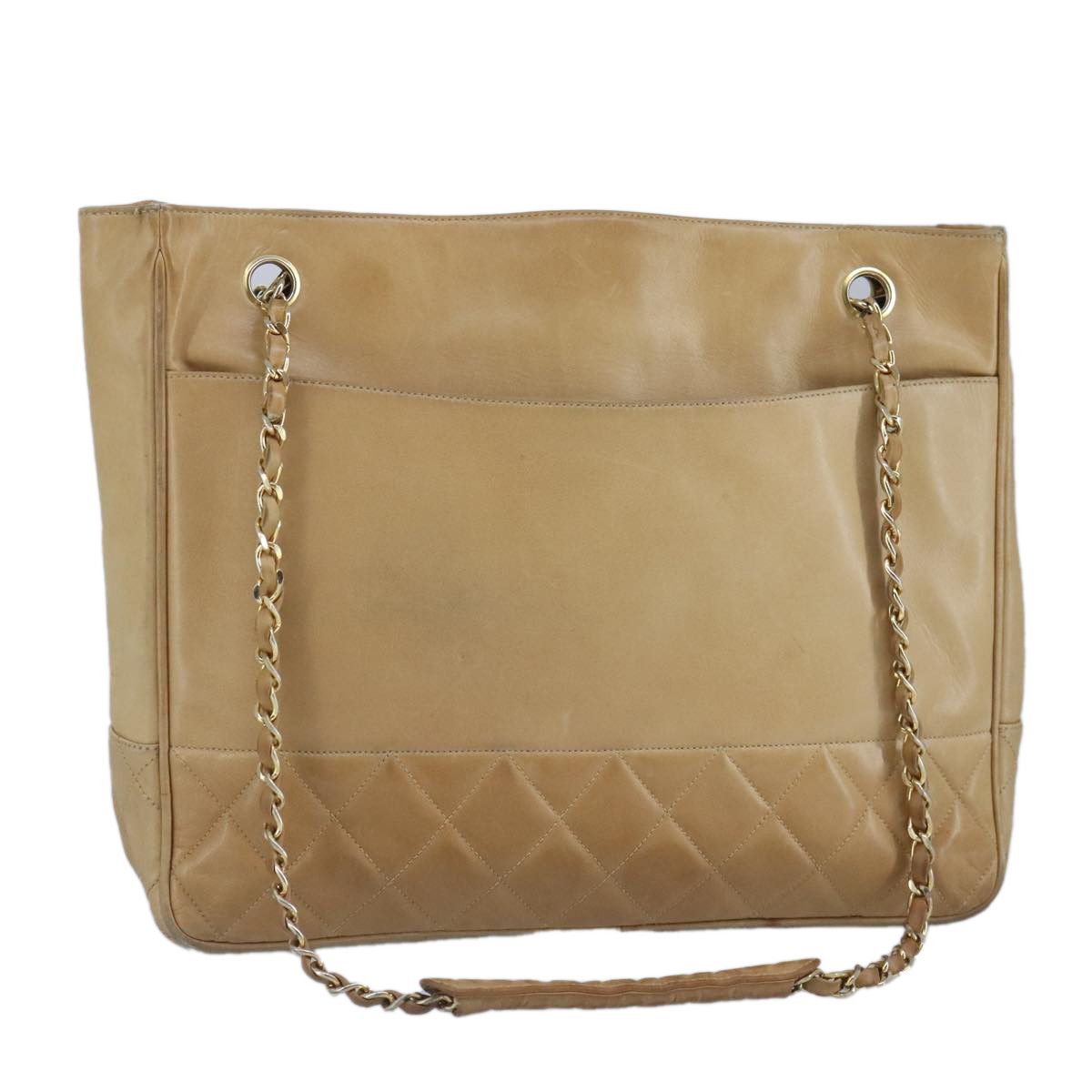 Chanel - Brown Leather Shoulder Bag (Pre-Owned) Size ONE SIZE - 1 Thumbnail