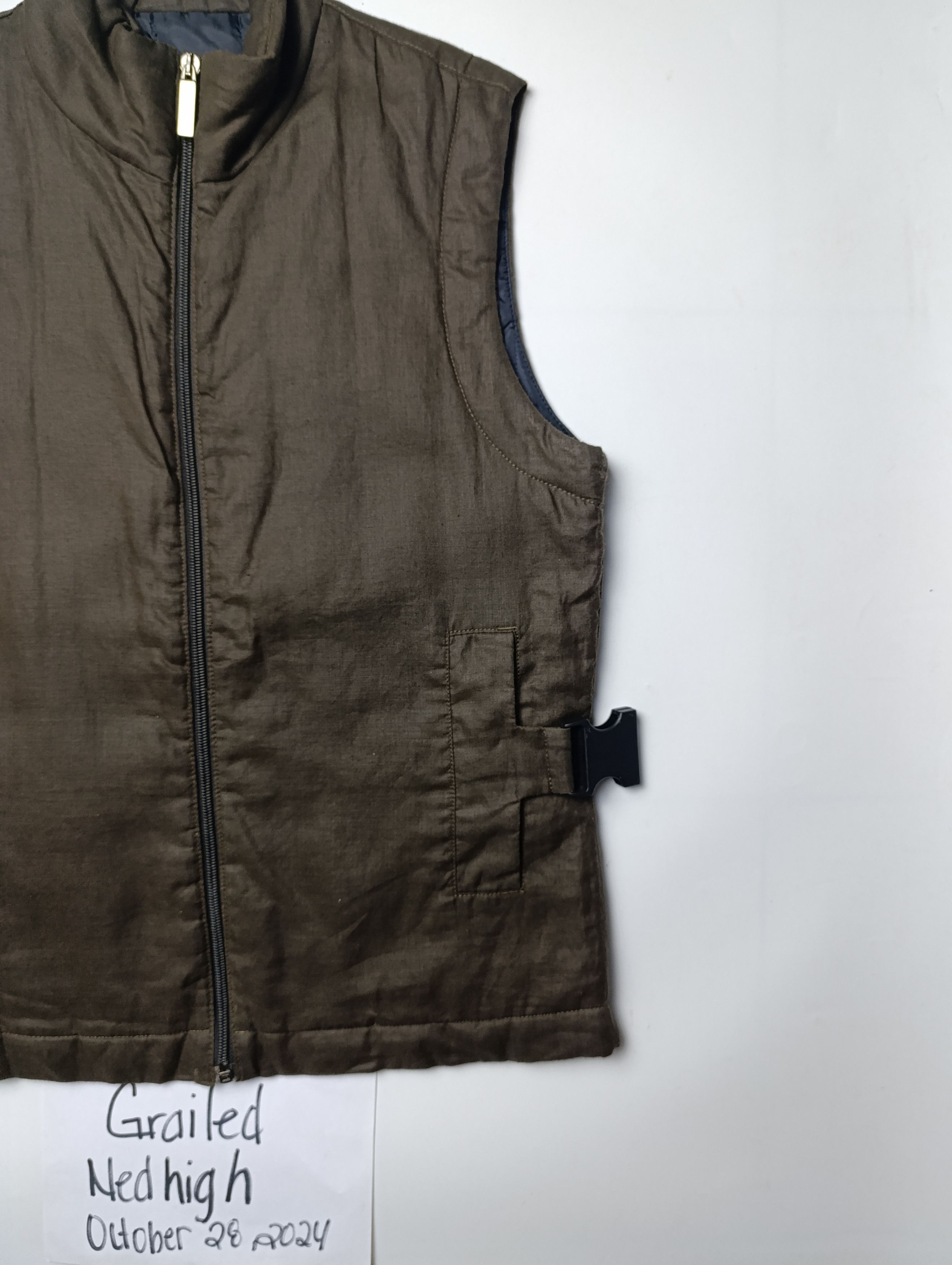 Dirk Bikkembergs 90's DIRK BIKKEMBERGS LINEN BUCKLE VEST Size US S / EU 44-46 / 1 - 4 Thumbnail