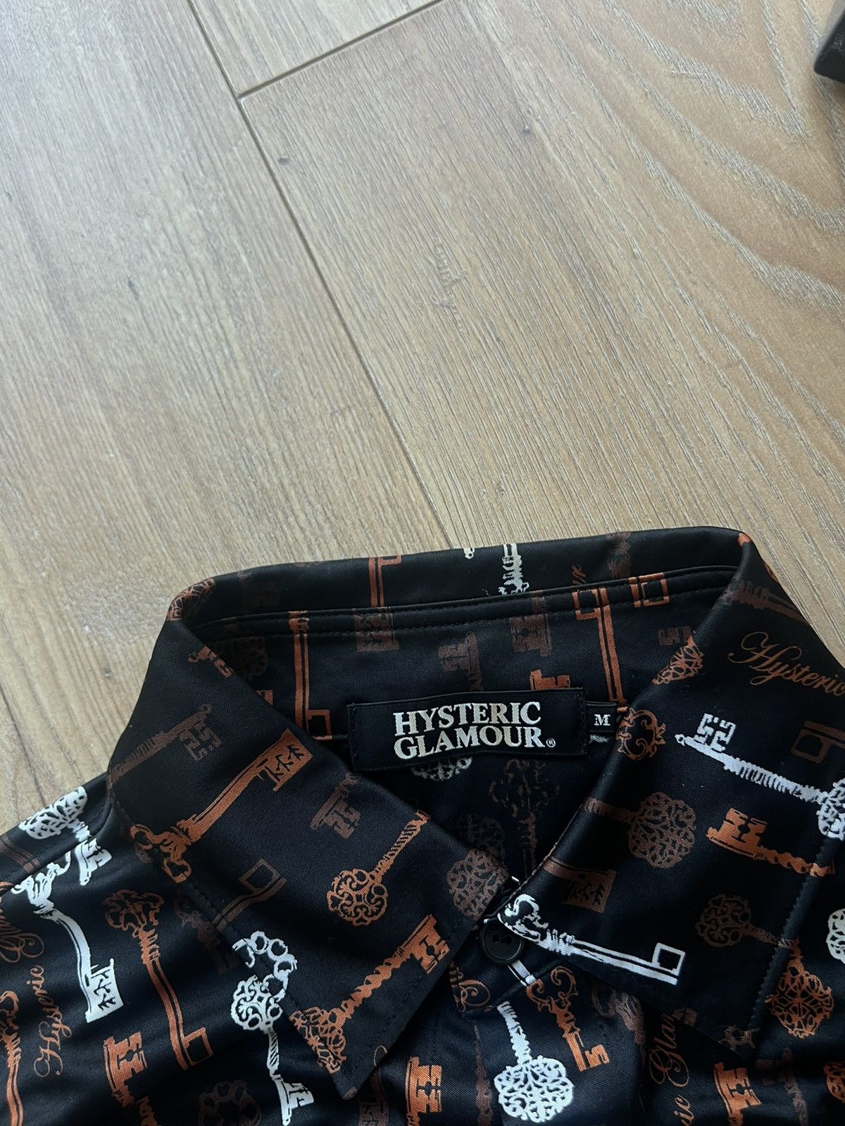 Hysteric Glamour HYSTERIC GLAMOUR JEYS LLAVES VINTAGE OLD MONEY SILK SHIRT Size US M / EU 48-50 / 2 - 6 Thumbnail