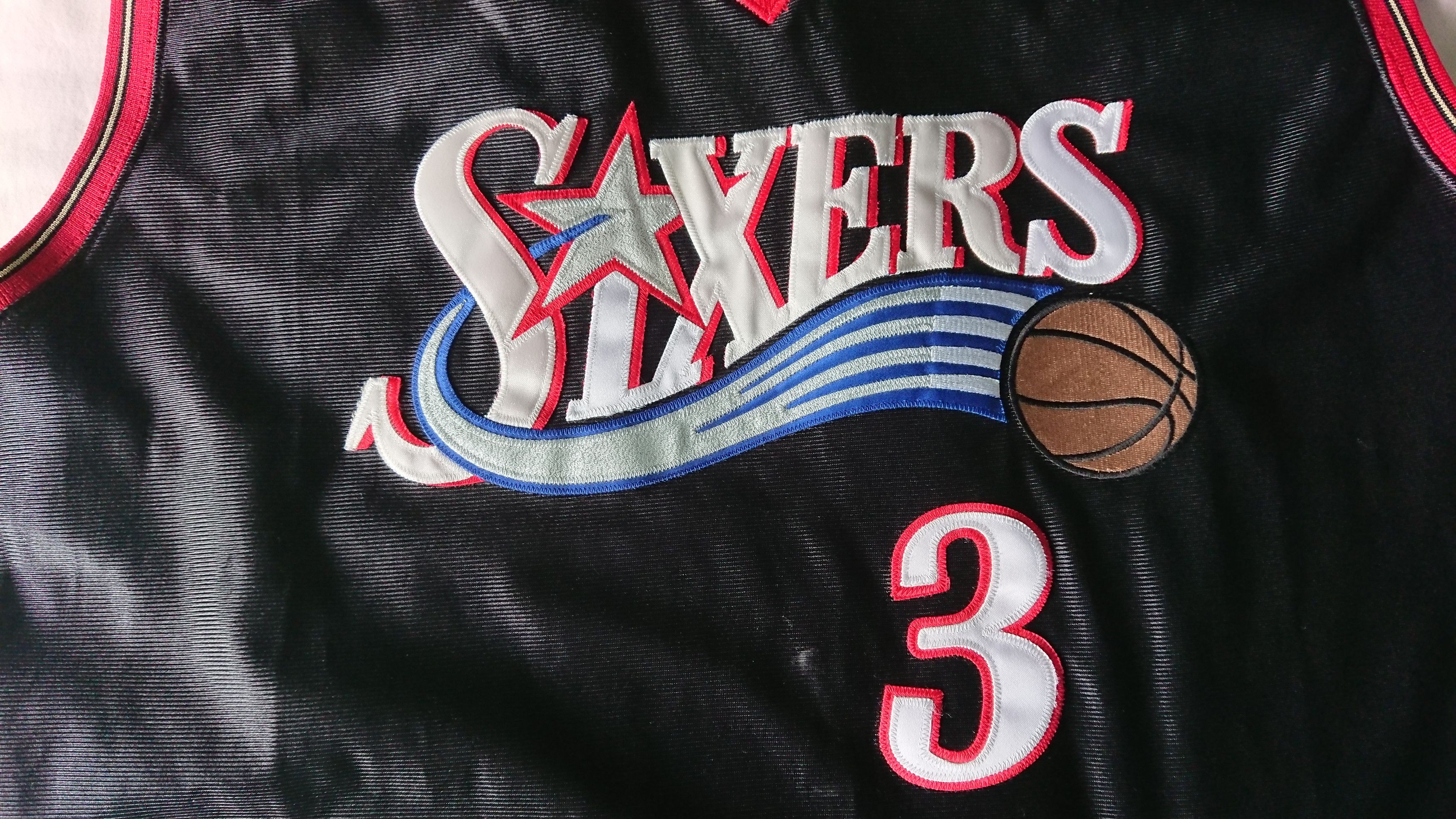 Champion Champion Basketball Jersey Allen Iverson Sixers 3 (Size 48) Size US XL / EU 56 / 4 - 3 Thumbnail