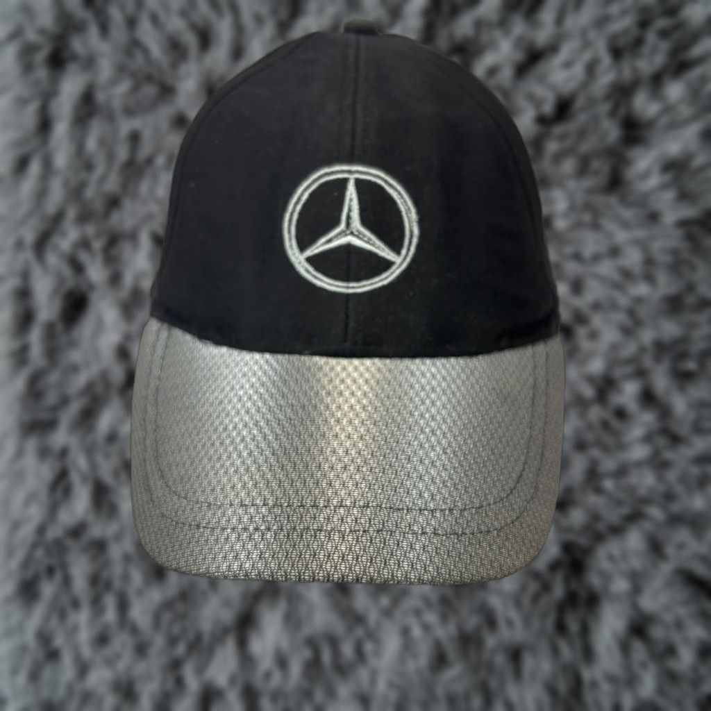 Mercedes-Benz VINTAGE Mercedes Benz Baseball Cap Hat Black One Size Men Cotton read CAP Size ONE SIZE - 1 Thumbnail