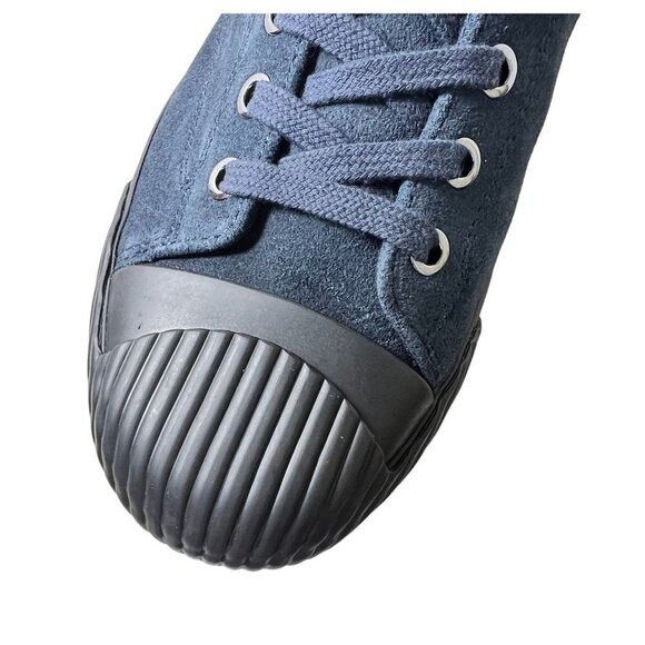 Ted Baker Ted Baker London Mens Dark Blue Suede High Top Lace Up Sneak Size US 10 / EU 43 - 3 Thumbnail