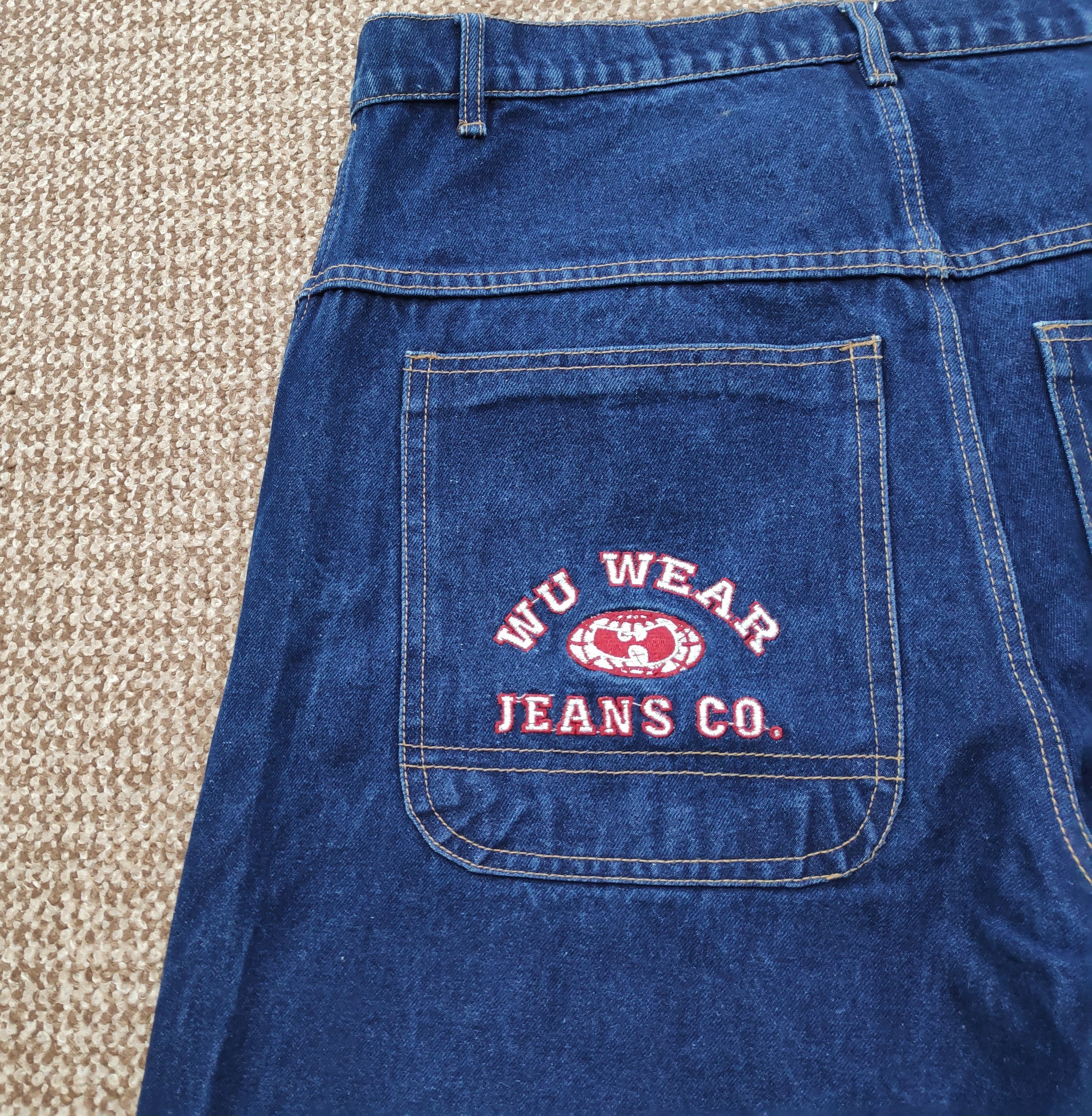 Wu-Tang Clan Wu Tang Clan Vintage y2k Wear Jeans Big Logo Denim Shorts Size US 38 / EU 54 - 5 Thumbnail