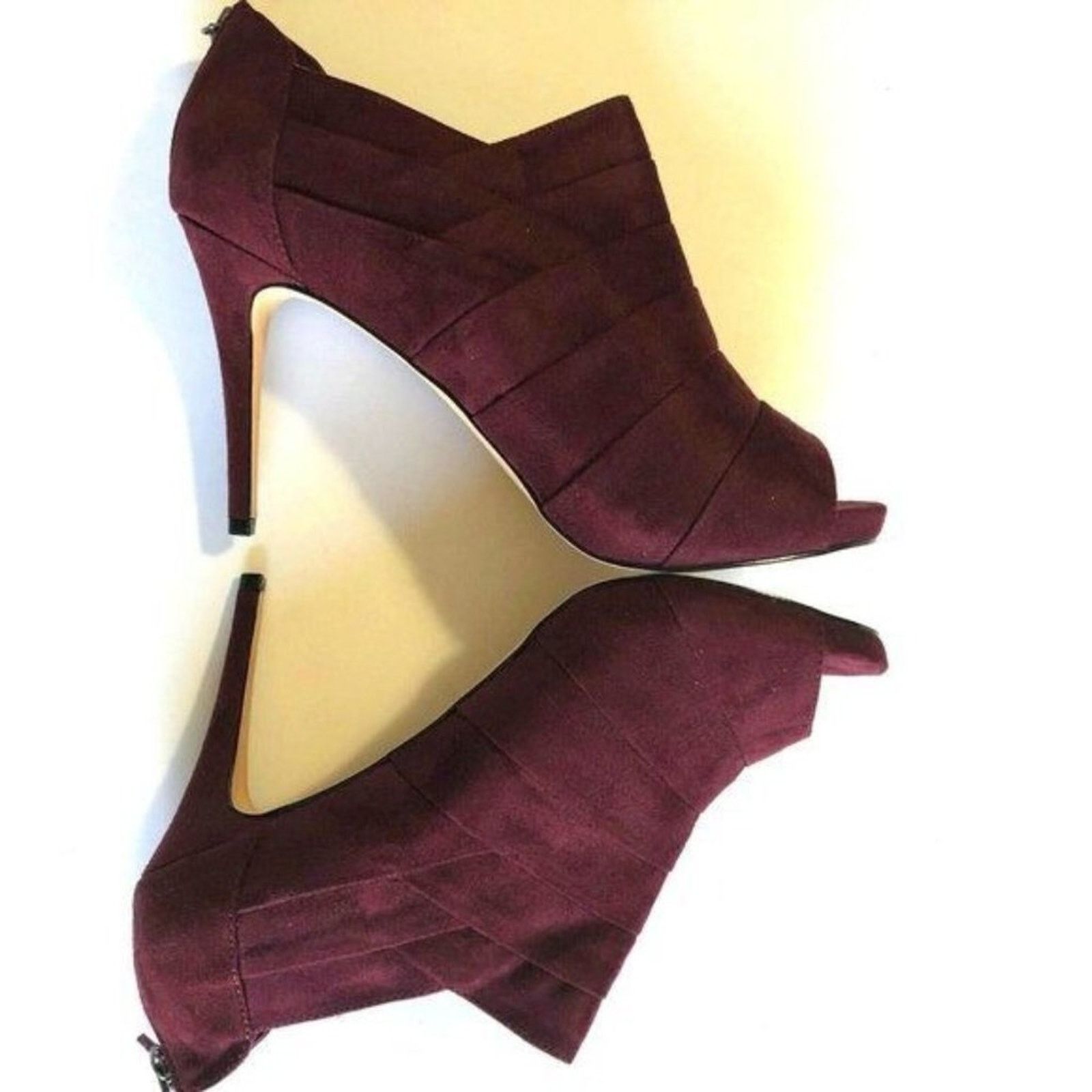 Saks Fifth Avenue Saks 5th Ave Shoes Women 11 M Sueded Heel Booties Ankle Size US 11 / IT 41 - 1 Thumbnail