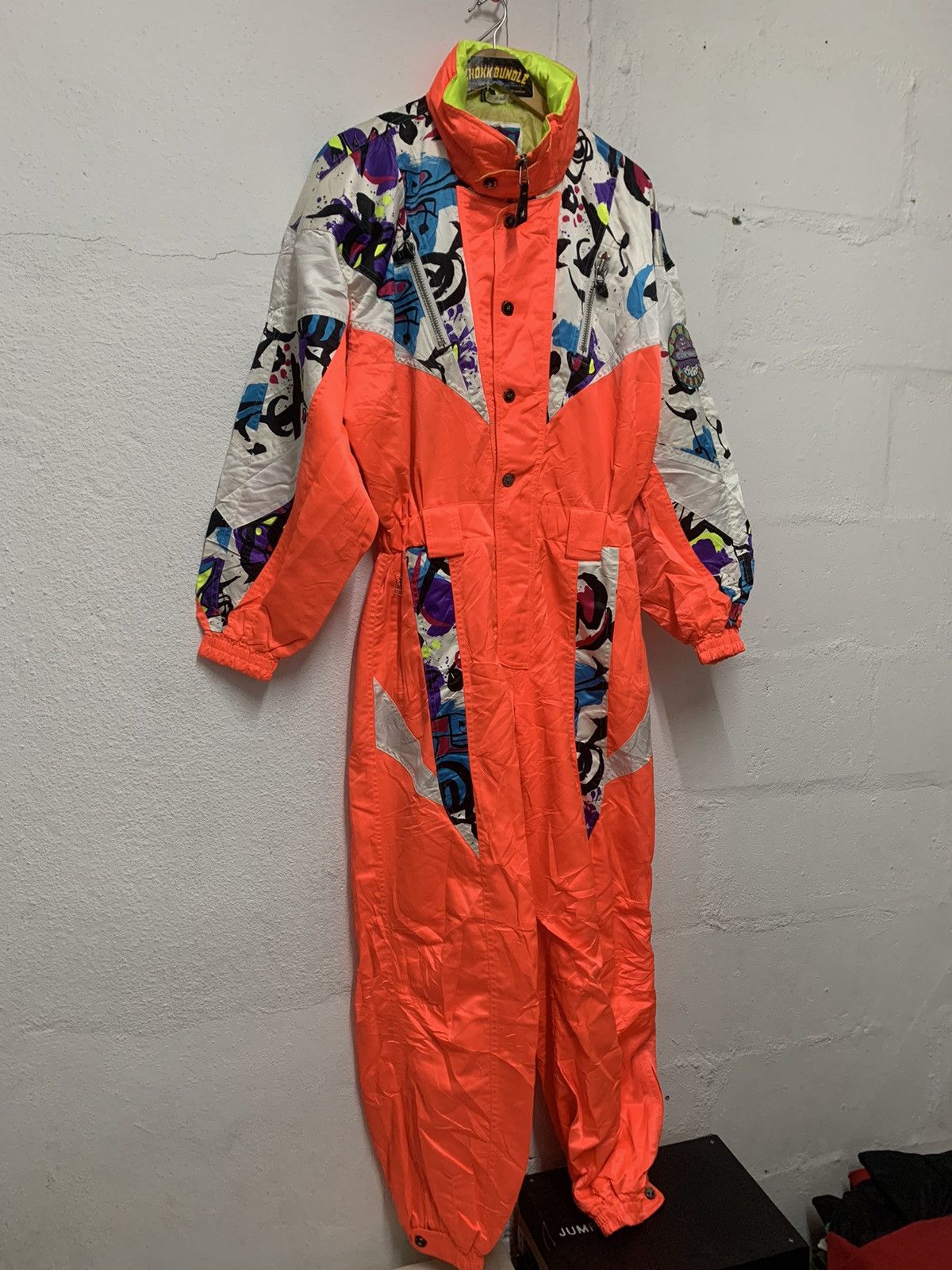 Ellesse Vintage Ellesse Full Ski Suit Size 36R - 2 Thumbnail