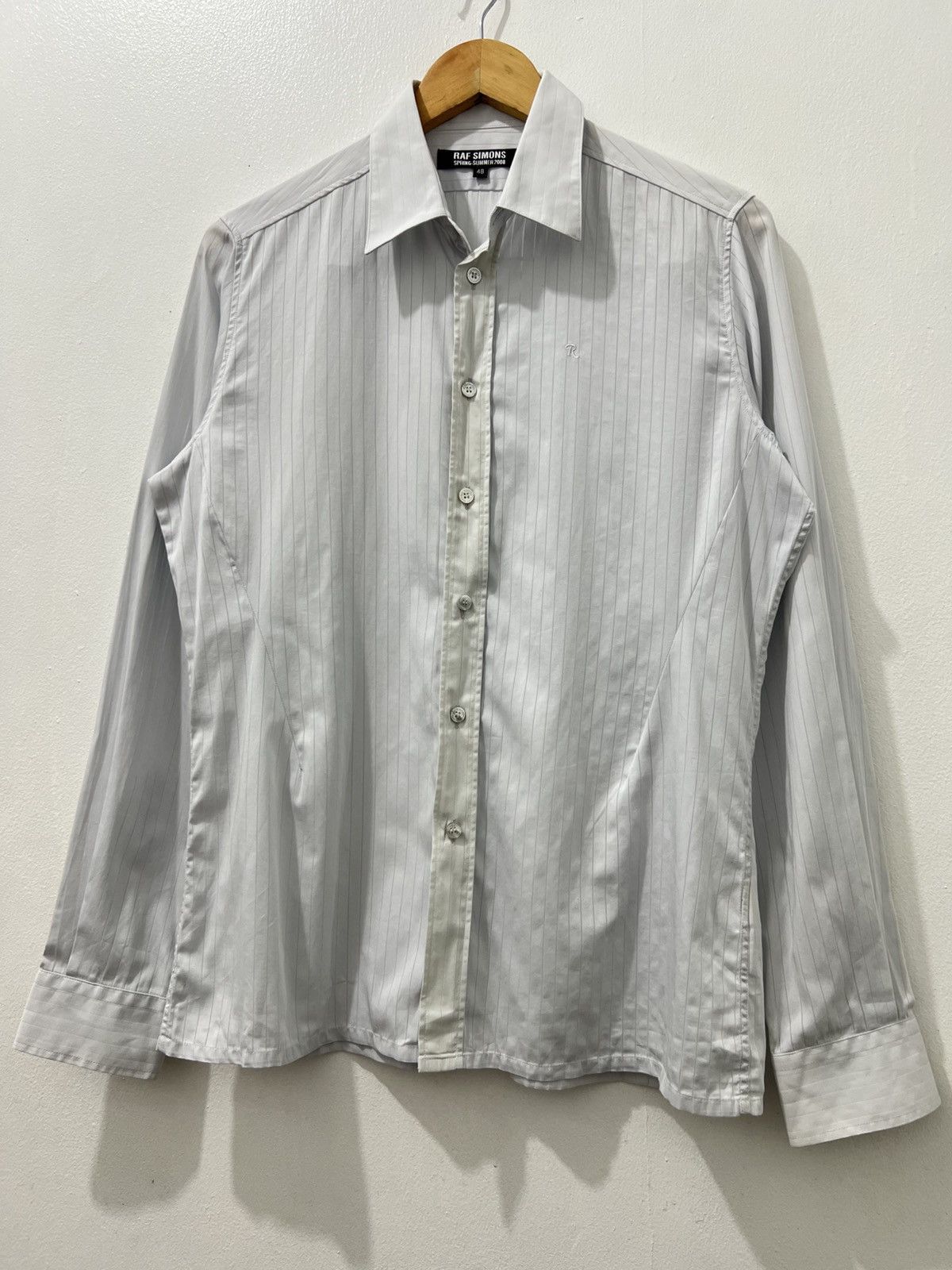 Raf Simons Raf Simons - S/S08 - Logo Button Up Long Sleeve Size US M / EU 48-50 / 2 - 5 Thumbnail