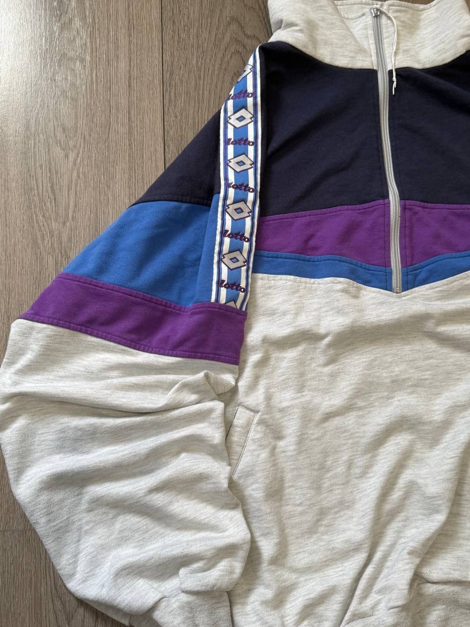 Lotto Sport Vintage 80s Lotto Sweatshirt Int'l Team Mens Size L Size US L / EU 52-54 / 3 - 3 Thumbnail