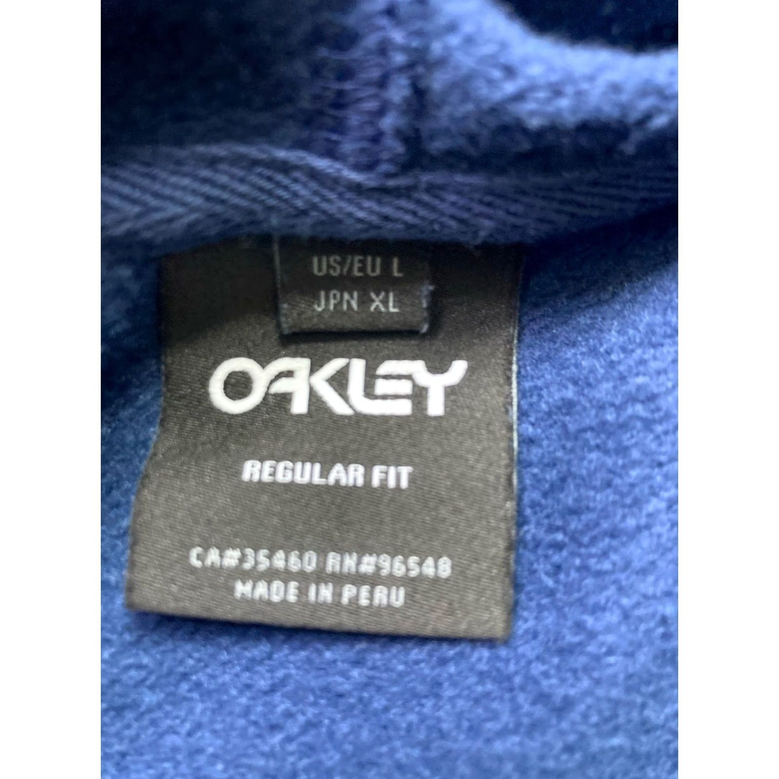 Oakley VINTAGE Oakley Graphic Pullover Hoodie Men Large Blue Lightweight Size US L / EU 52-54 / 3 - 6 Thumbnail