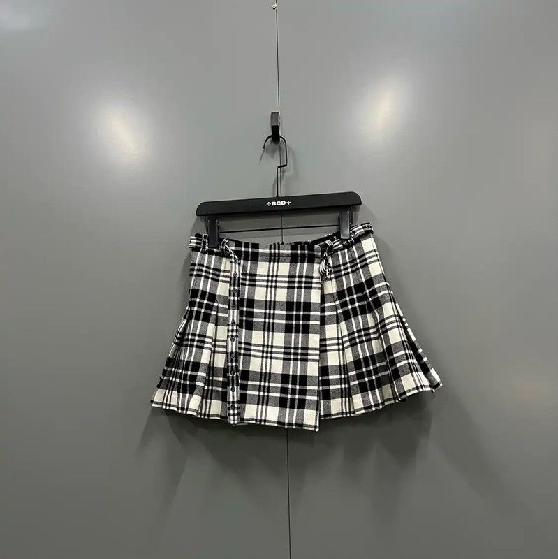 Dior Dior Multicolor Cotton Pleated Mini Skirt 0089 Size 24" / US 00 / IT 34 - 1 Thumbnail