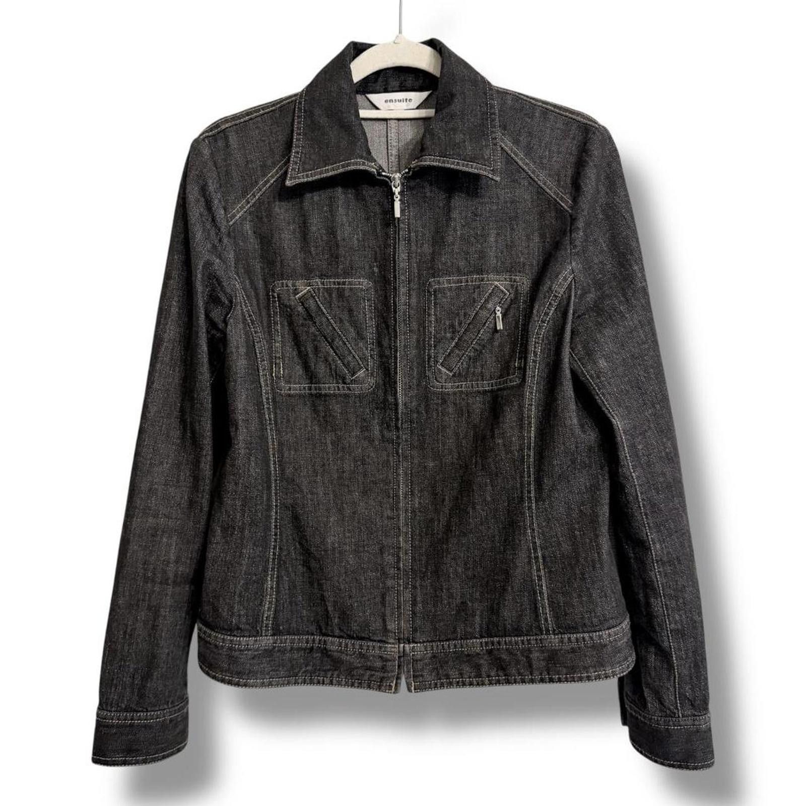 Other Slim fit whimsy goth futuristic denim jacket Size XS / US 0-2 / IT 36-38 - 1 Thumbnail