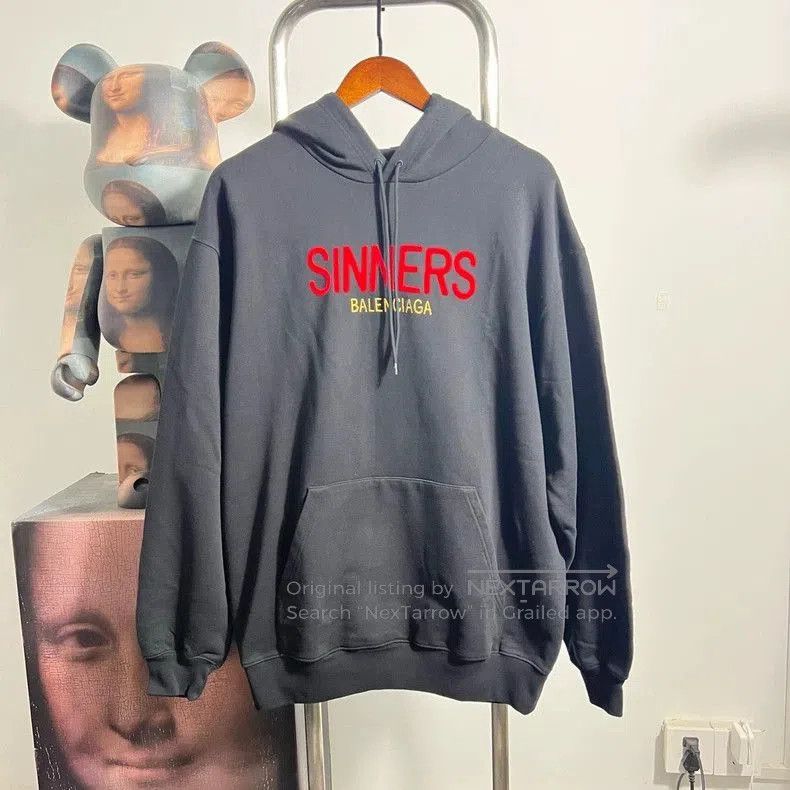 Balenciaga Balenciaga Sinners Graphic Hoodie. Size US S / EU 44-46 / 1 - 1 Thumbnail