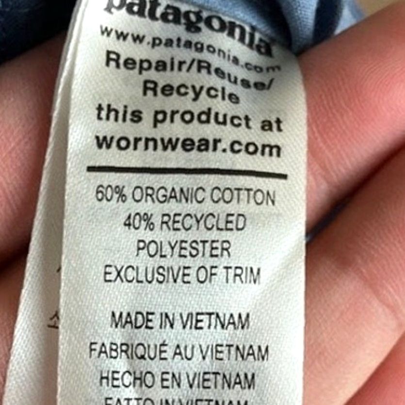 Patagonia Patagonia Shirt Go To Polo Mens Blue Organic Cotton Small Short Sleeve Button Down Casual Workwear Size US M / EU 48-50 / 2 - 7 Thumbnail