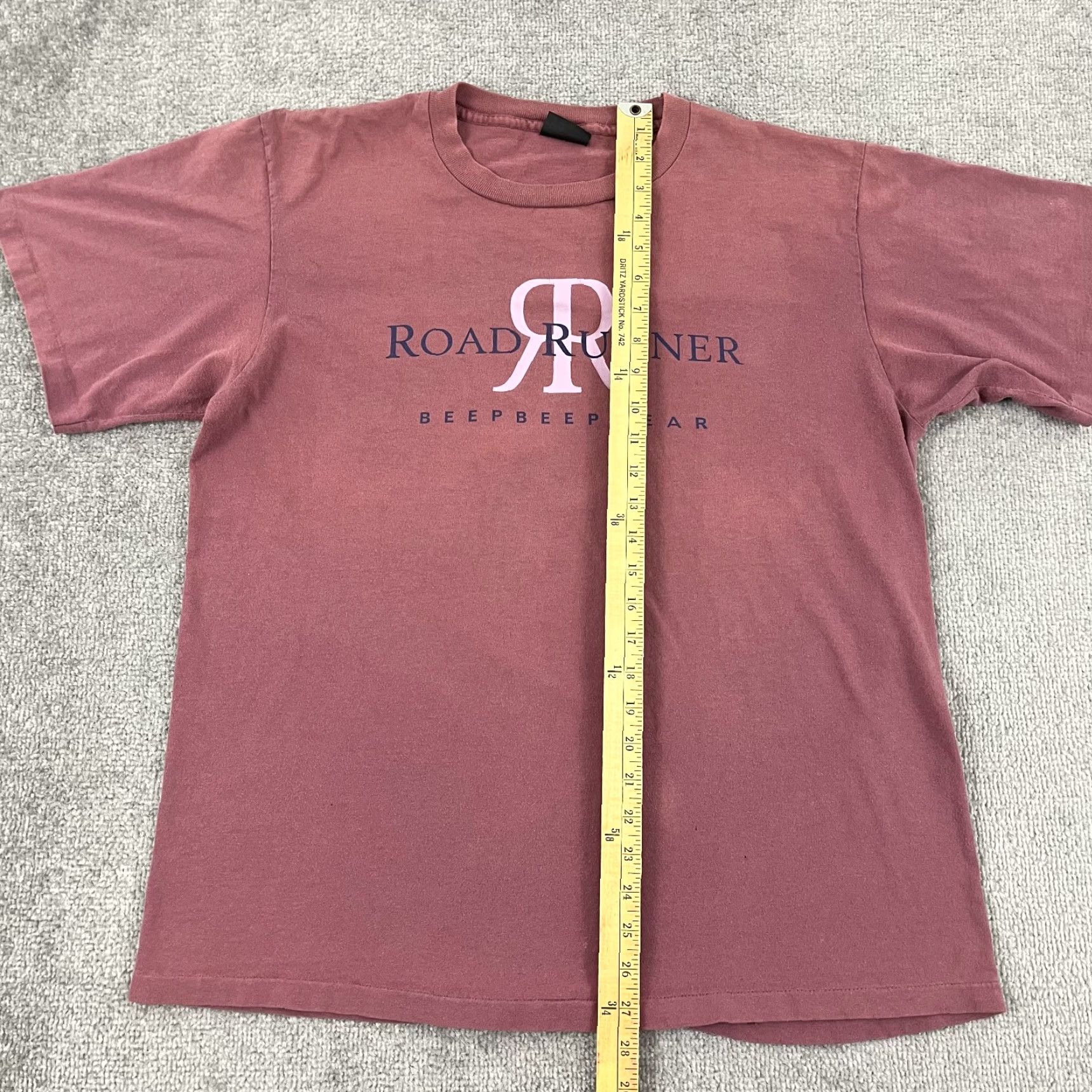 Changes VINTAGE Changes Road Runner Shirt Mens L Pink Graphic Double Sided Cartoon Tee 1996 90s Men Shirt Size US L / EU 52-54 / 3 - 7 Thumbnail