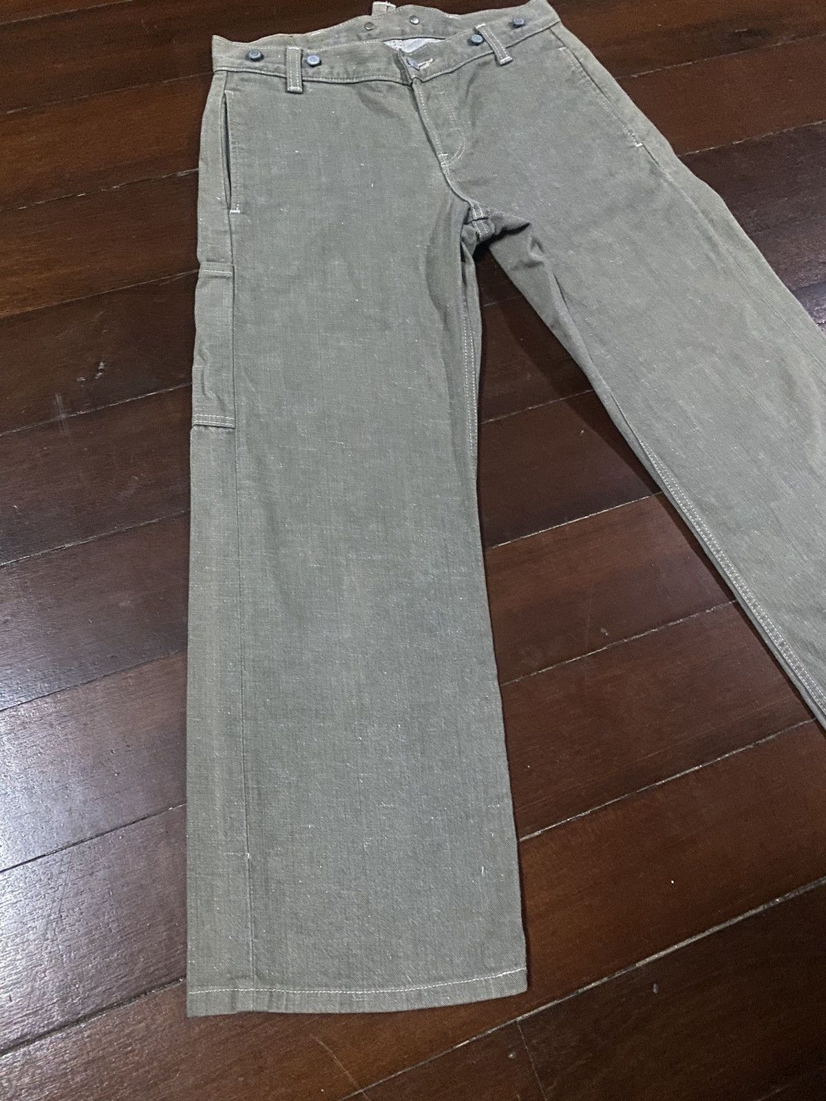 Margaret Howell FIRE 🔥 EDWIN X MARGARET HOWELL CARPENTER WIDE LEG BAGGY Size US 32 / EU 48 - 7 Thumbnail