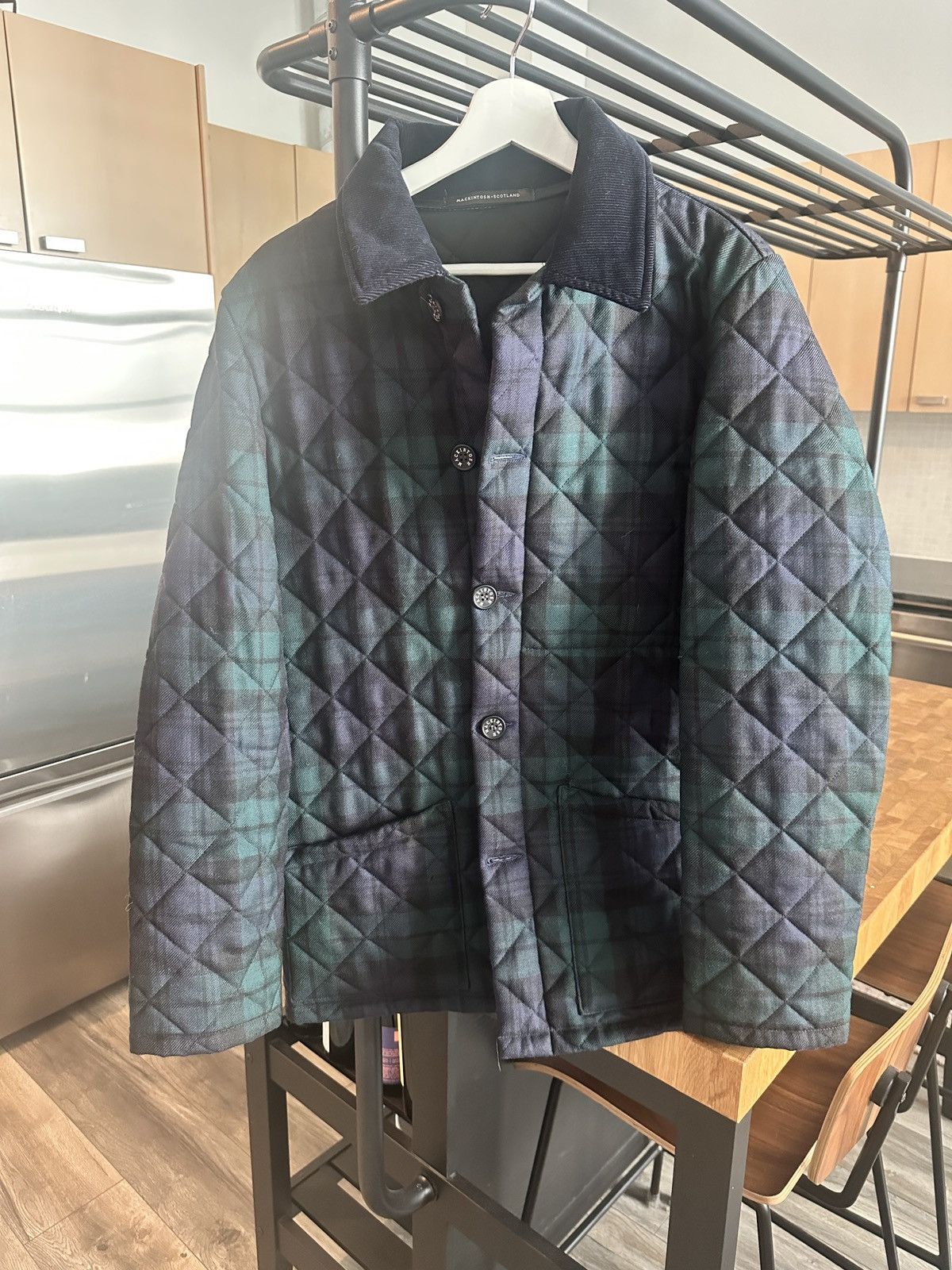 Mackintosh Blackwatch Quilted Jacket Size US L / EU 52-54 / 3 - 3 Thumbnail